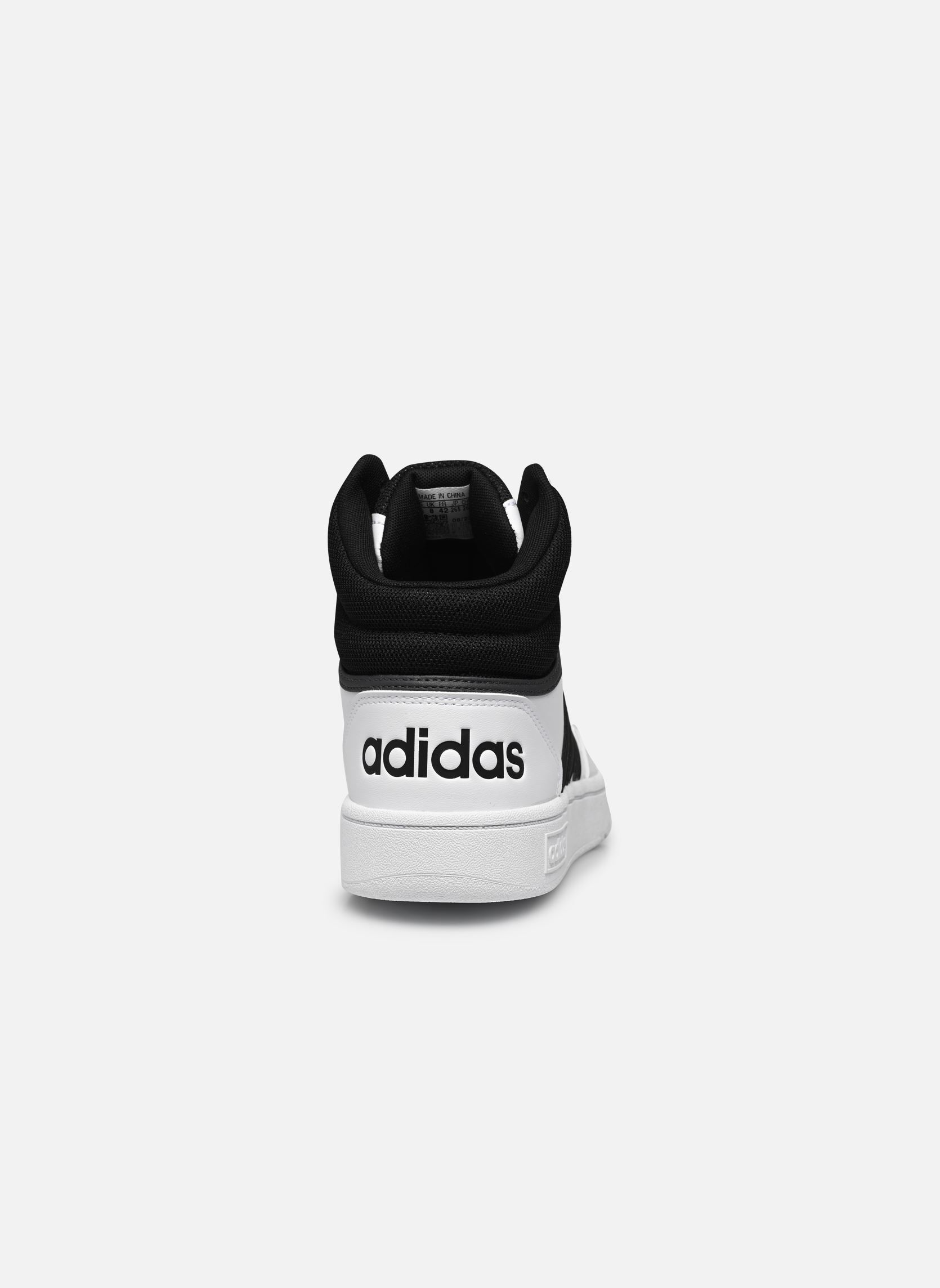 Baskets montantes Hoops 3.0 Mid M homme blanc adidas sportswear Baskets montantes Hoops 3.0 Mid M homme blanc CBLACK/CBLACK