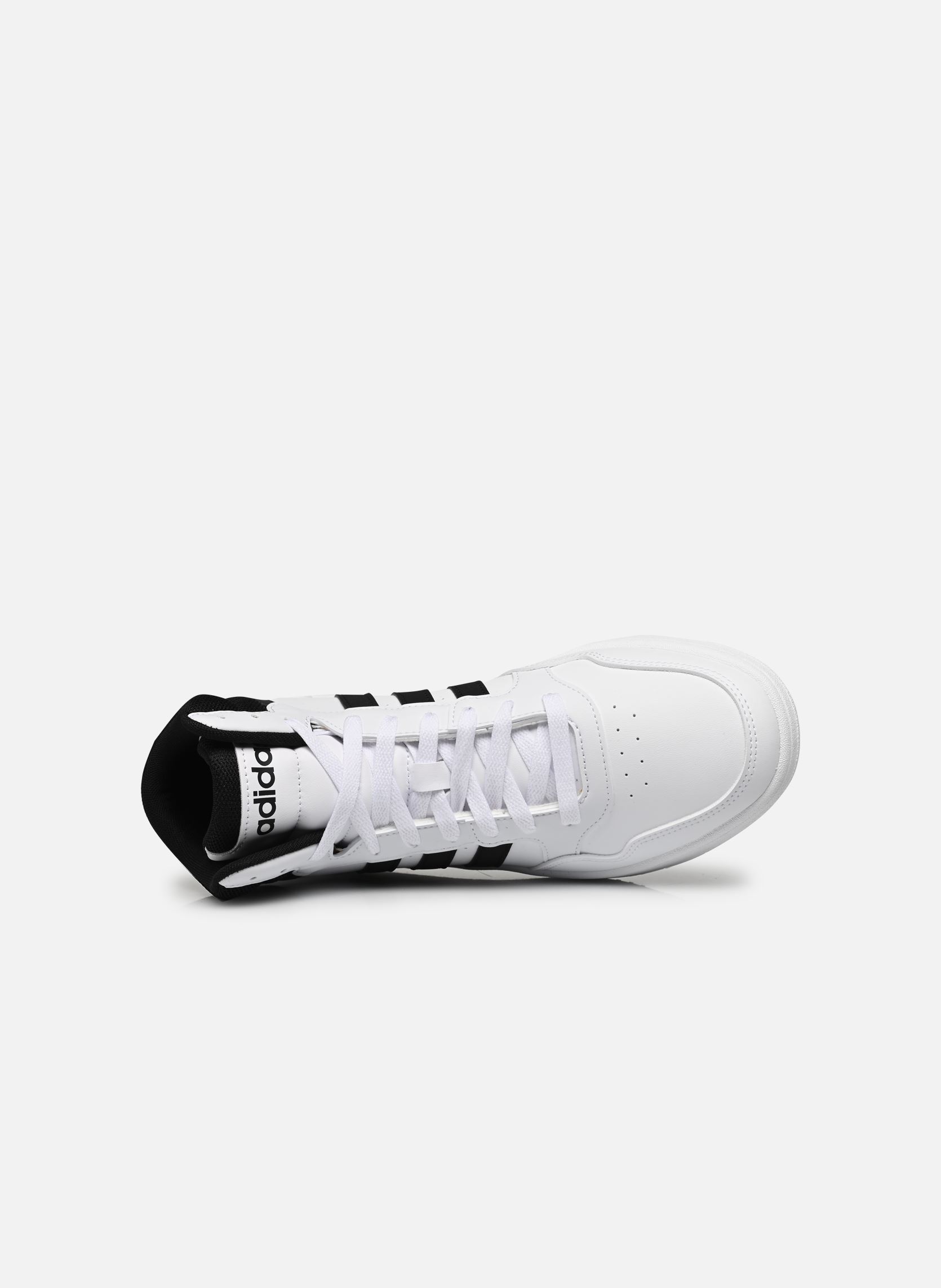 Baskets montantes Hoops 3.0 Mid M homme blanc adidas sportswear Baskets montantes Hoops 3.0 Mid M homme blanc CBLACK/CBLACK