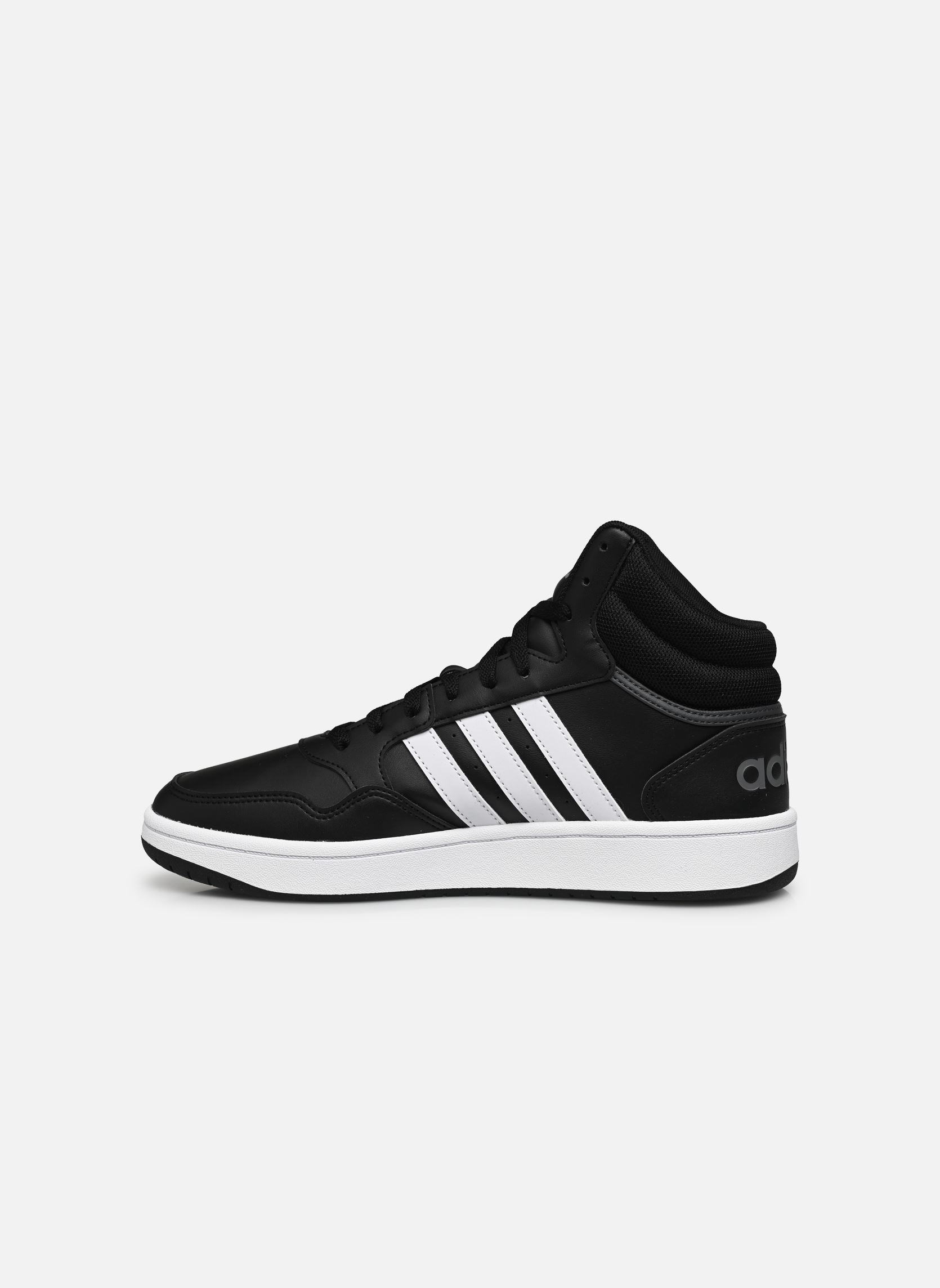 Hoge sneakers Hoops 3.0 Mid M heren zwart adidas sportswear Hoge sneakers Hoops 3.0 Mid M heren zwart CBLACK/FTWWHT/GRESIX