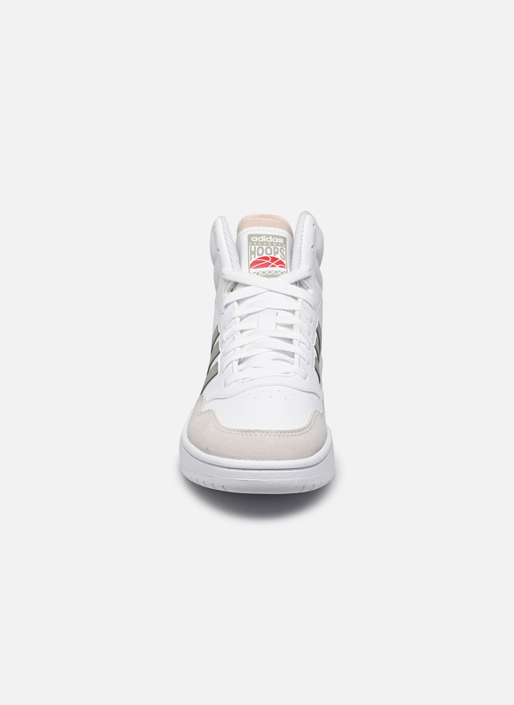 Knöchelhohe Sneaker Hoops 3.0 Mid M herren weiß adidas sportswear Knöchelhohe Sneaker Hoops 3.0 Mid M herren weiß FTWWHT/METGRY/GREONE