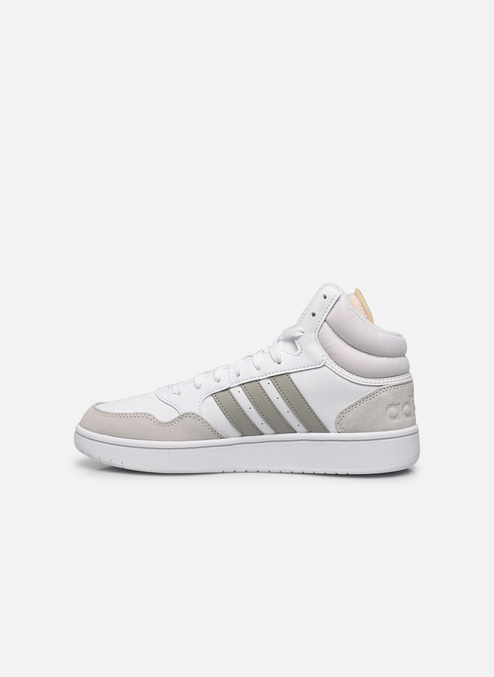 Knöchelhohe Sneaker Hoops 3.0 Mid M herren weiß adidas sportswear Knöchelhohe Sneaker Hoops 3.0 Mid M herren weiß FTWWHT/METGRY/GREONE