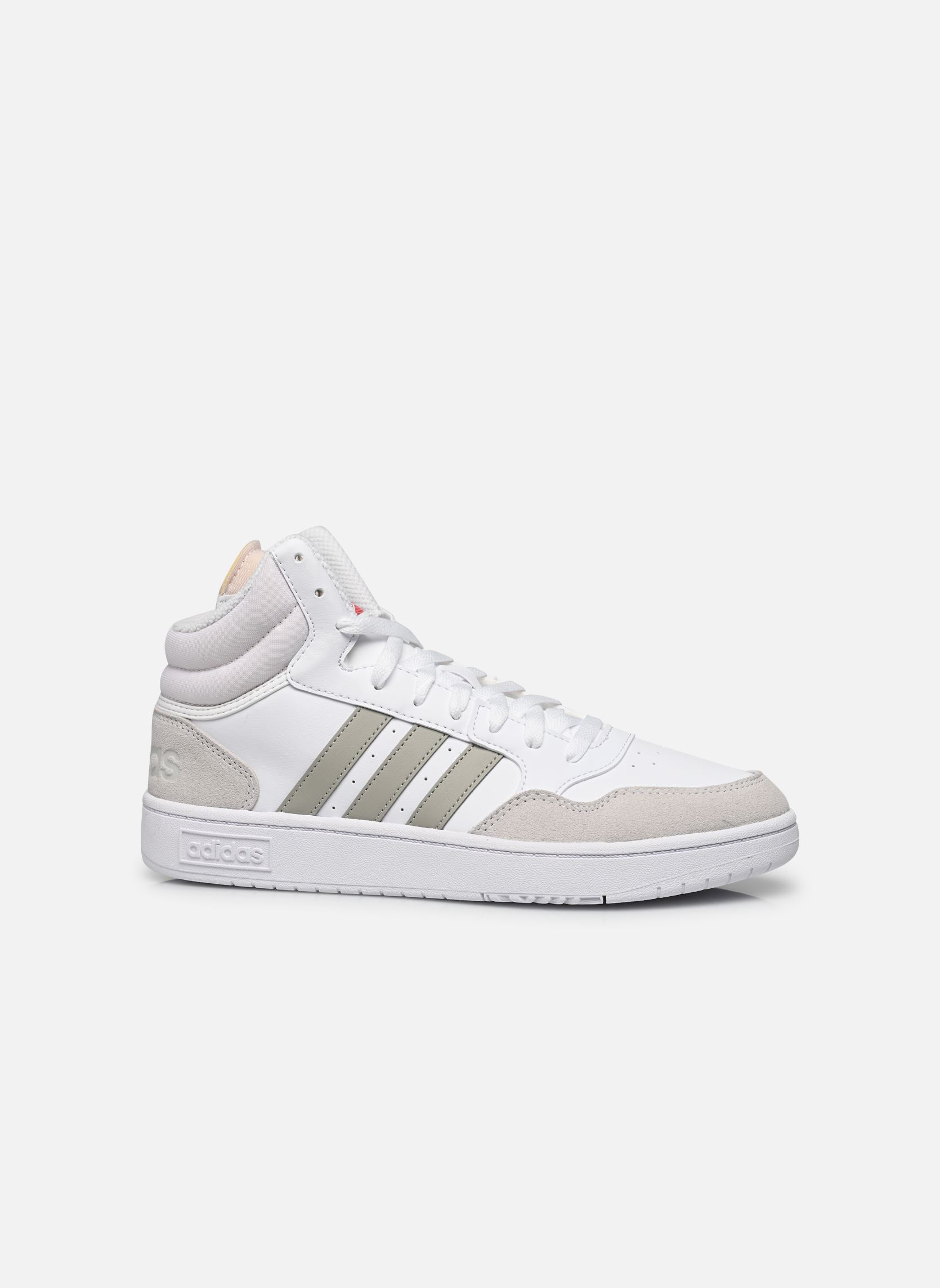 Knöchelhohe Sneaker Hoops 3.0 Mid M herren weiß adidas sportswear Knöchelhohe Sneaker Hoops 3.0 Mid M herren weiß FTWWHT/METGRY/GREONE