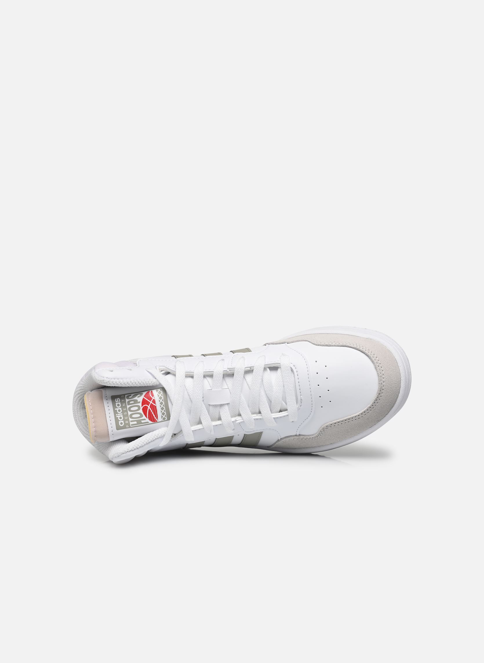 Knöchelhohe Sneaker Hoops 3.0 Mid M herren weiß adidas sportswear Knöchelhohe Sneaker Hoops 3.0 Mid M herren weiß FTWWHT/METGRY/GREONE