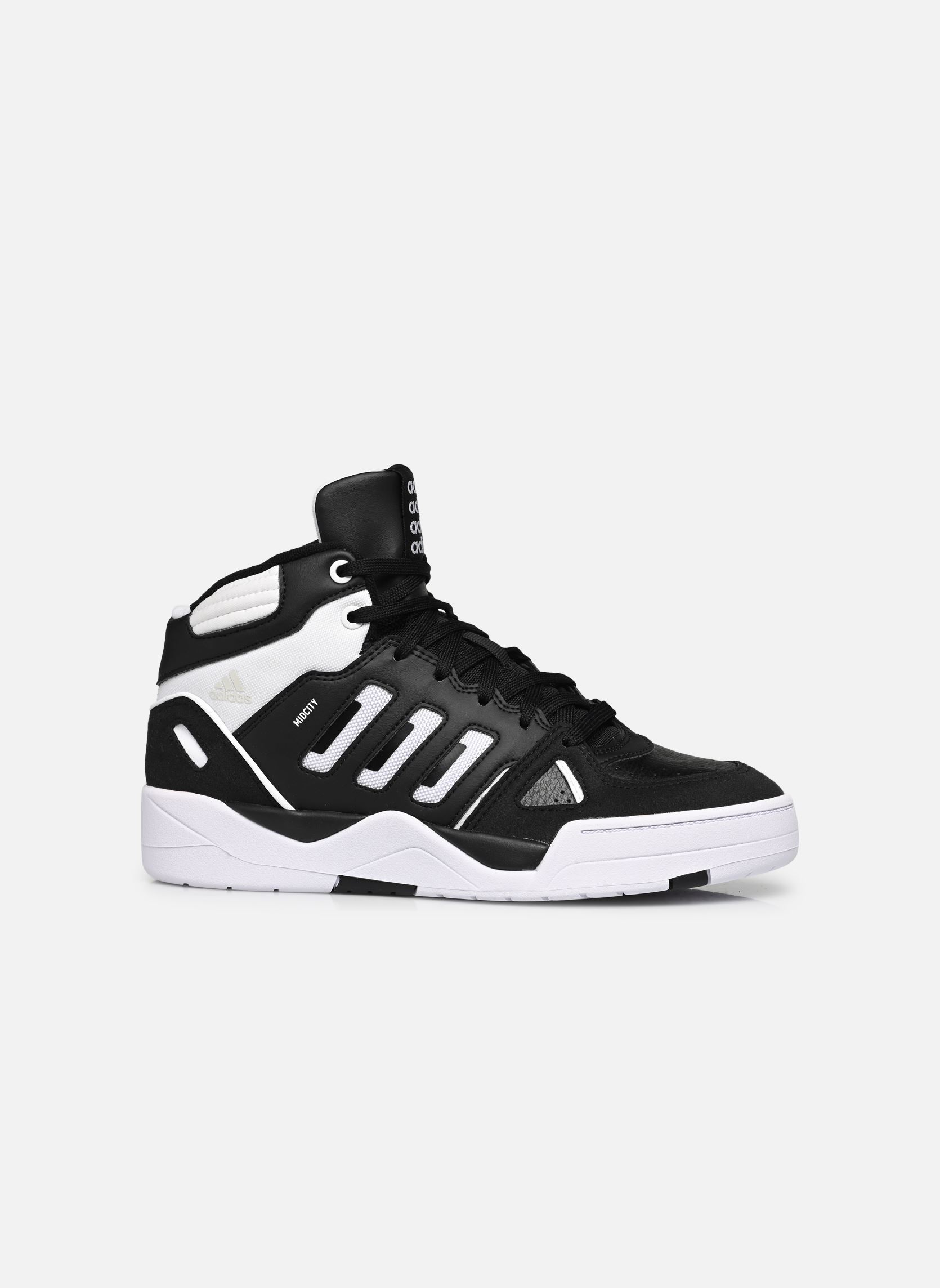 Knöchelhohe Sneaker Midcity Mid M herren schwarz adidas sportswear Knöchelhohe Sneaker Midcity Mid M herren schwarz CBLACK/FTWWHT/CRYWHT