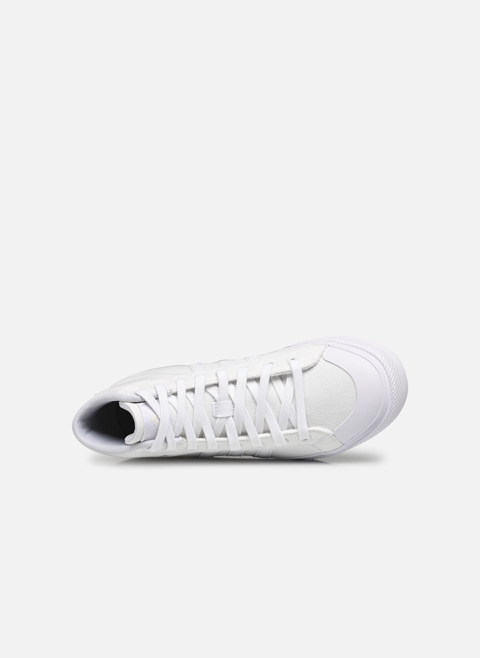 Leinen-Sneaker Bravada 2.0 Mid Platform damen weiß adidas sportswear Leinen-Sneaker Bravada 2.0 Mid Platform damen weiß FTWWHT/FTWWHT/CWHITE