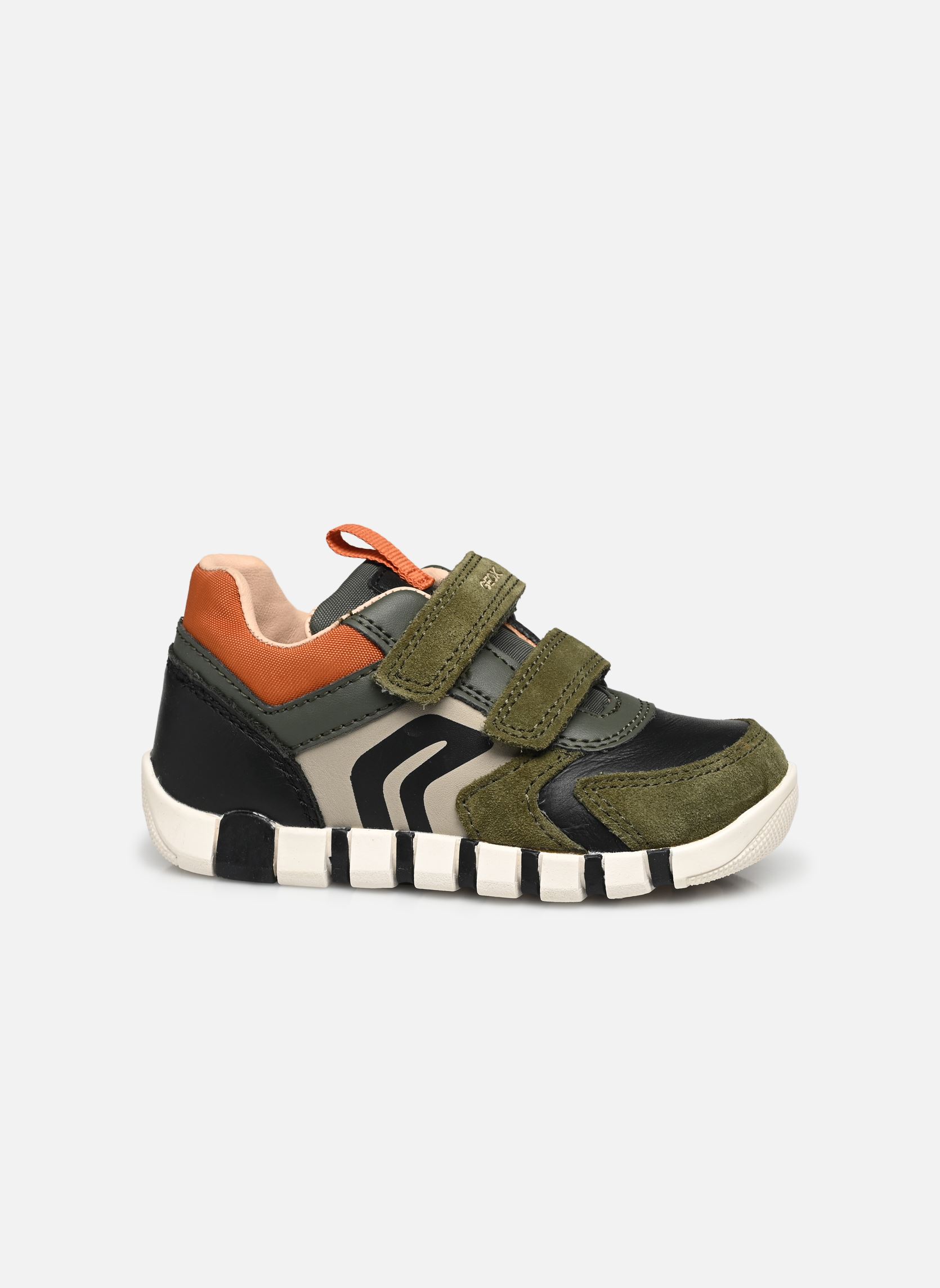 Baskets hautes B IUPIDOO BOY vert Geox Baskets hautes B IUPIDOO BOY vert VERT FONCE/NOIR