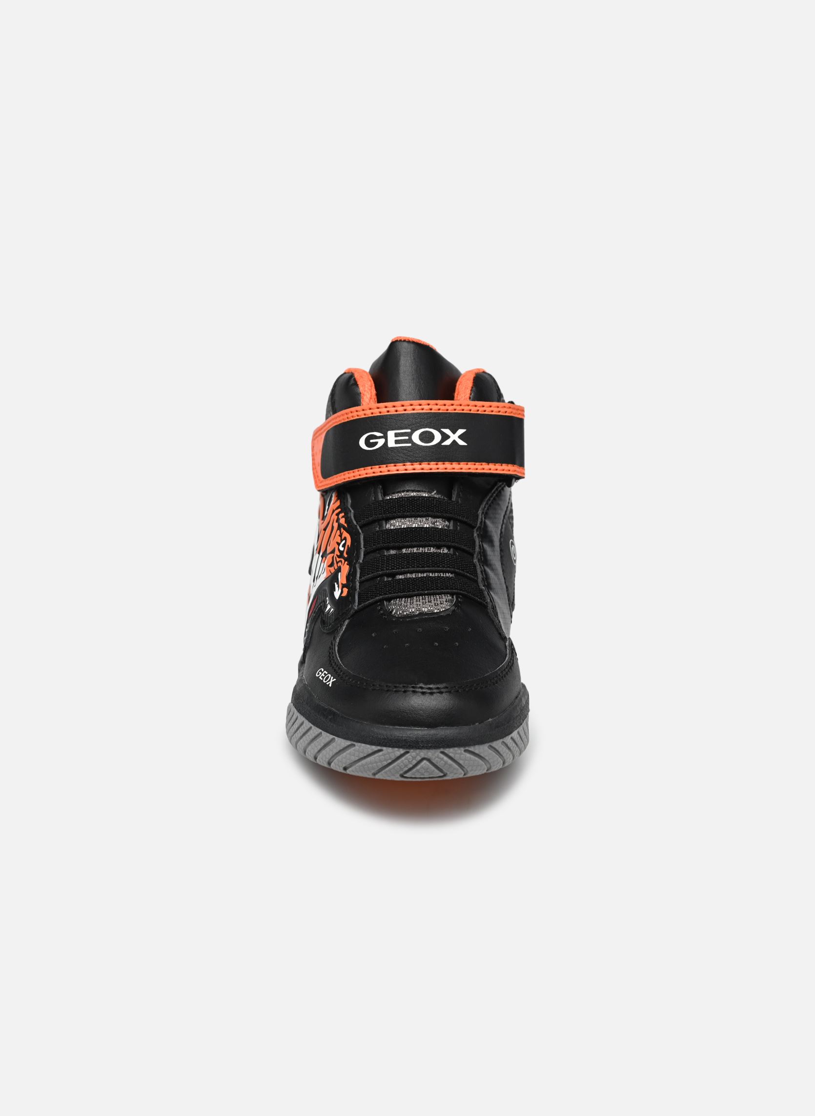 Knöchelhohe Sneaker J INEK BOY jungen schwarz Geox Knöchelhohe Sneaker J INEK BOY jungen schwarz Noir / Orange