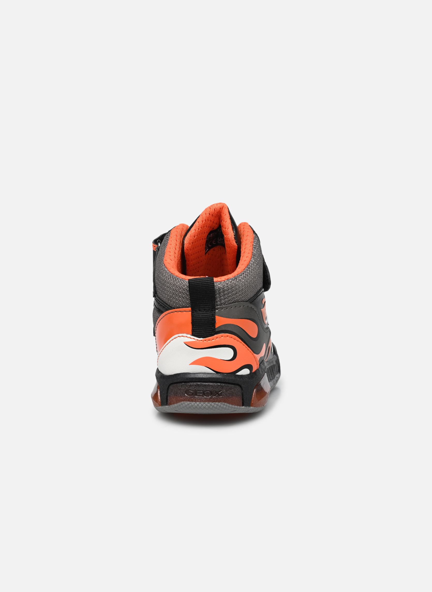 Knöchelhohe Sneaker J INEK BOY jungen schwarz Geox Knöchelhohe Sneaker J INEK BOY jungen schwarz Noir / Orange