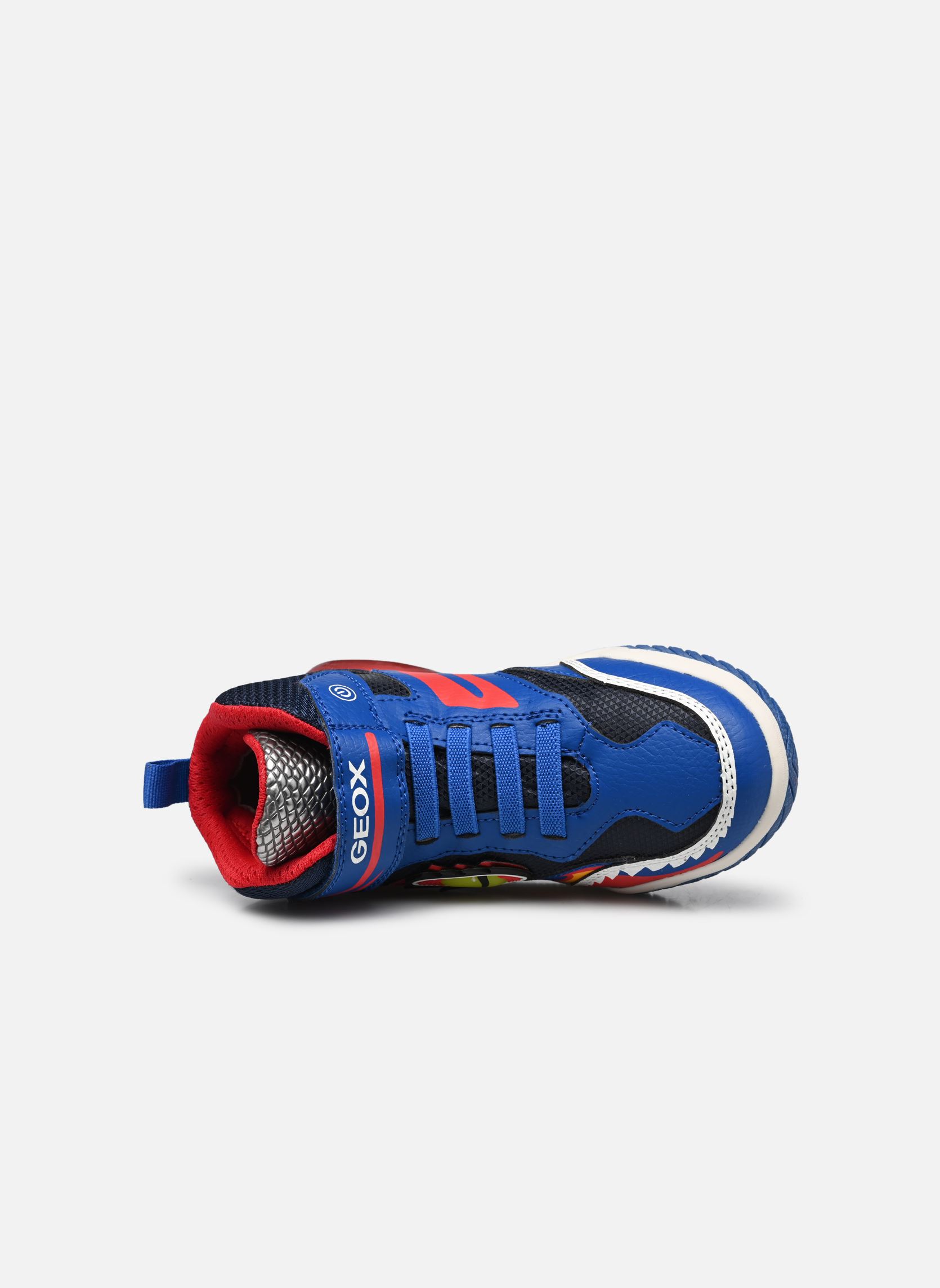Baskets hautes J INEK BOY garçon bleu Geox Baskets hautes J INEK BOY garçon bleu Bleu Royal / Rouge