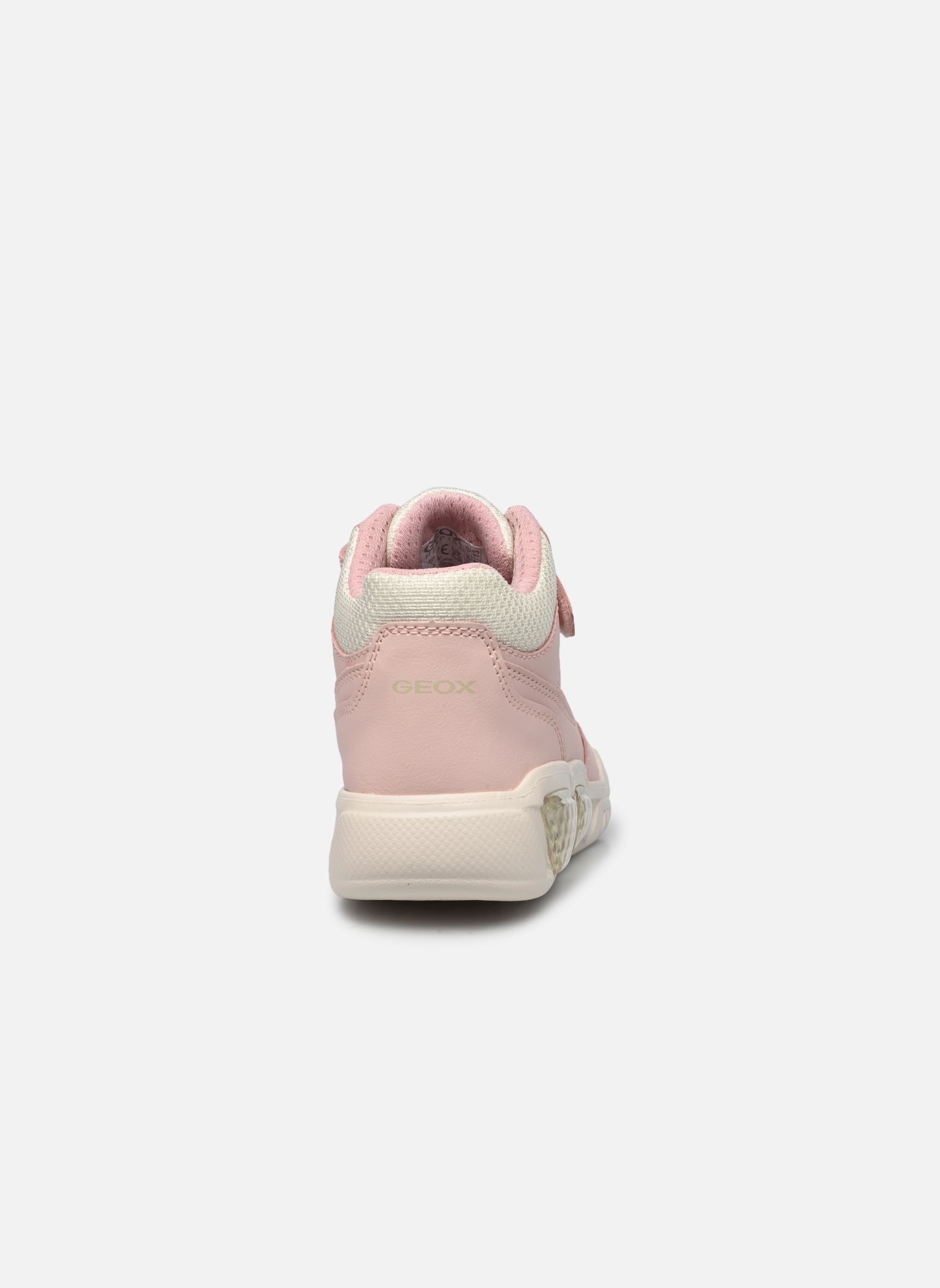 Hoge sneakers J ILLUMINUS GIRL meisjes roze Geox Hoge sneakers J ILLUMINUS GIRL meisjes roze LT ROSE/LT IVORY