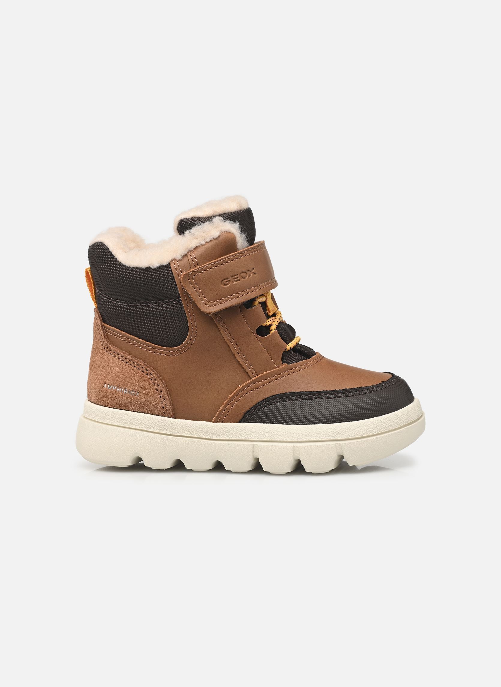 Bottines B WILLABOOM BOY B AB marron Geox Bottines B WILLABOOM BOY B AB marron TOBACCO/DK BROWN