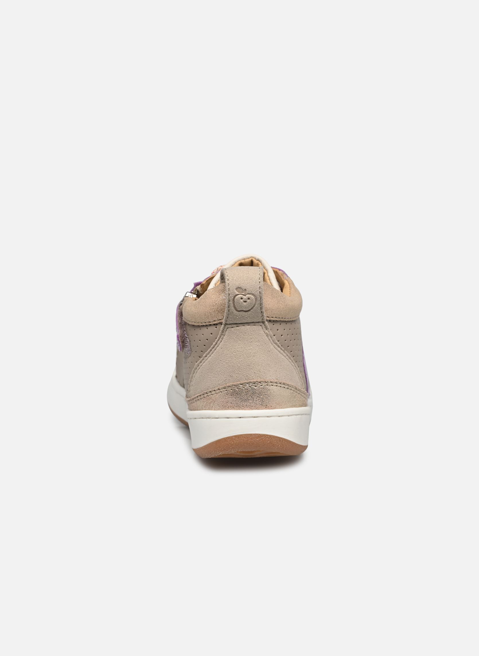 Baskets TEAMS JOG LACE fille beige Shoo Pom Baskets TEAMS JOG LACE fille beige MASTIC-PURPLE-PLATIN