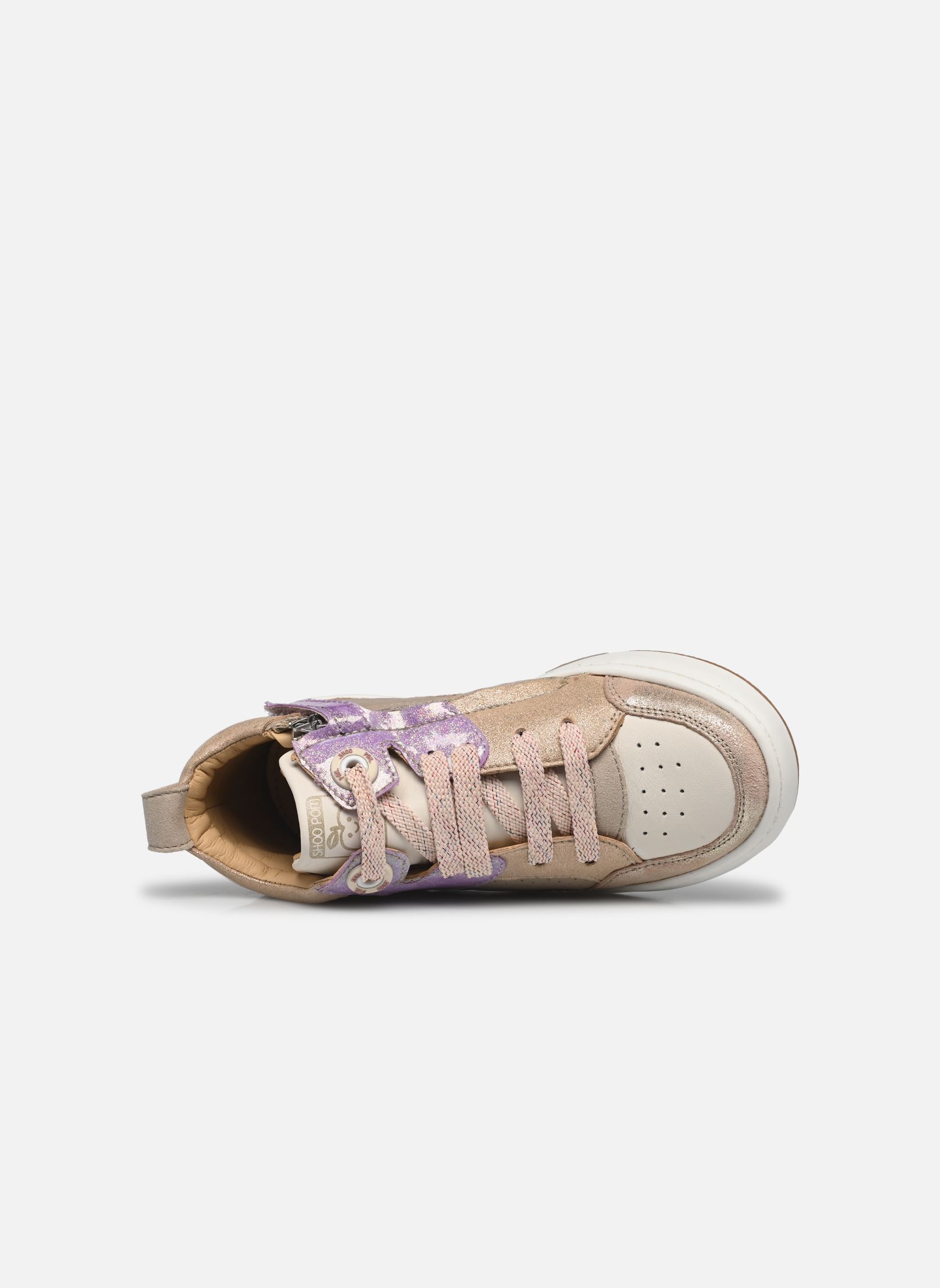 Baskets TEAMS JOG LACE fille beige Shoo Pom Baskets TEAMS JOG LACE fille beige MASTIC-PURPLE-PLATIN