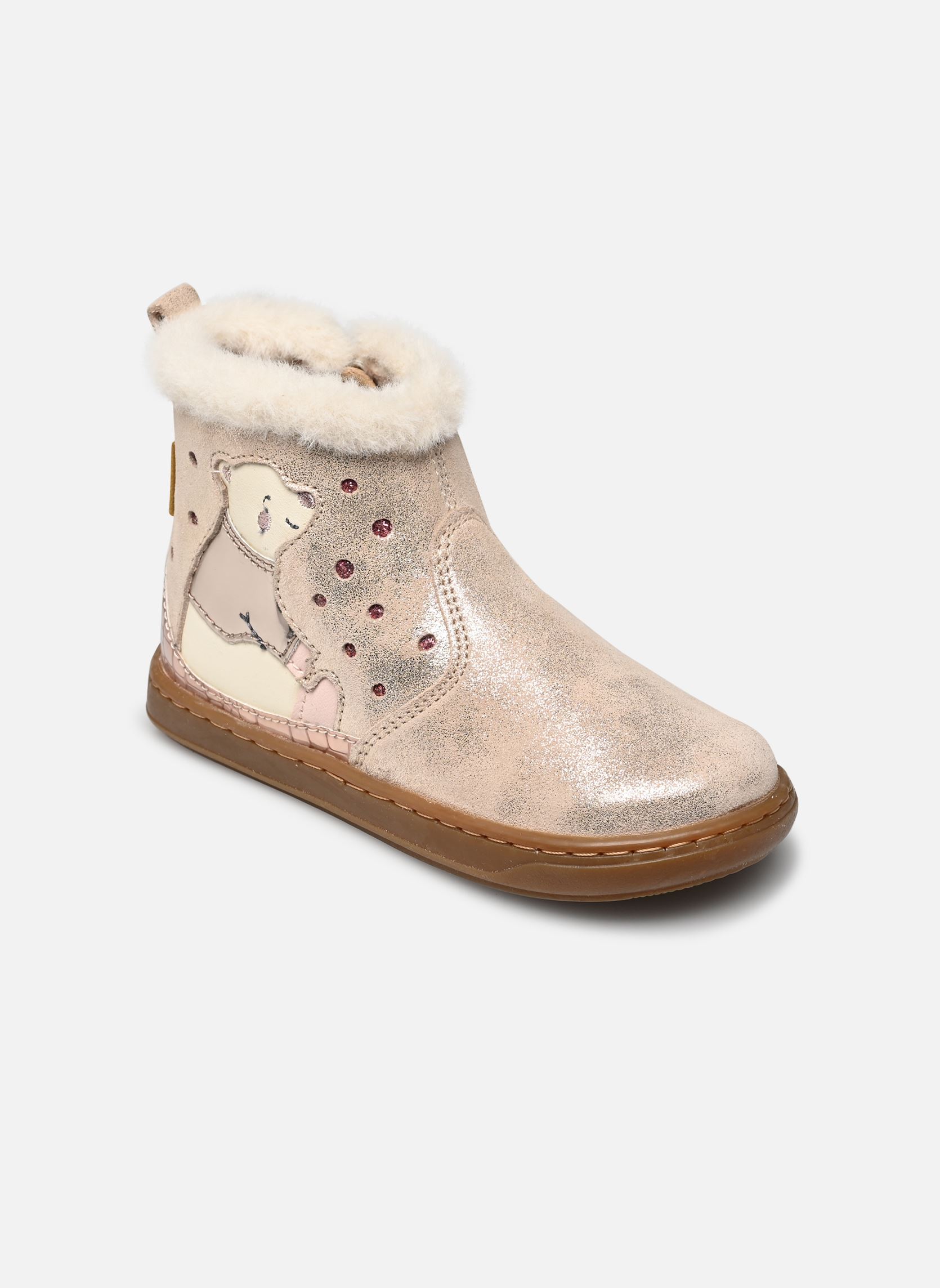 Stiefeletten / Ankle Boots BOUBA ARTIC mädchen beige Shoo Pom Stiefeletten / Ankle Boots BOUBA ARTIC mädchen beige TAUPE-PLATINE