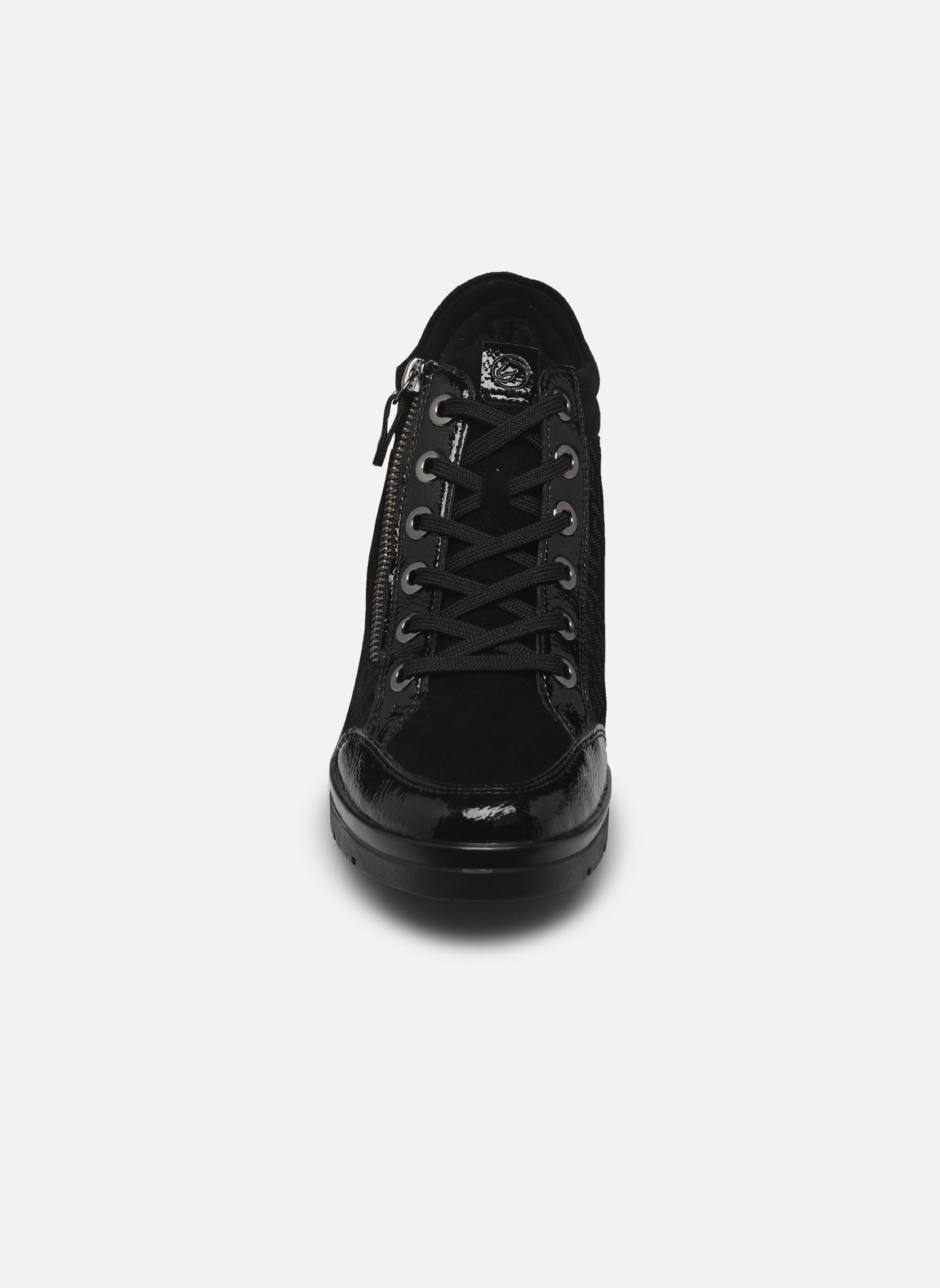 Baskets compensées R0773 femme noir Remonte Baskets compensées R0773 femme noir BLACK/SCHWARZ/BRONZE/SCHWARZ