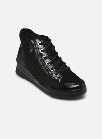 Baskets compensées R0773 femme noir