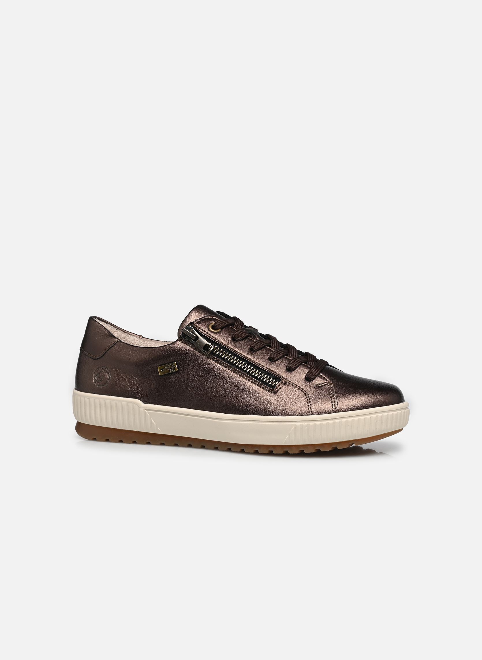 Lage sneakers D0700 dames goud en brons Remonte Lage sneakers D0700 dames goud en brons ANTIQUE