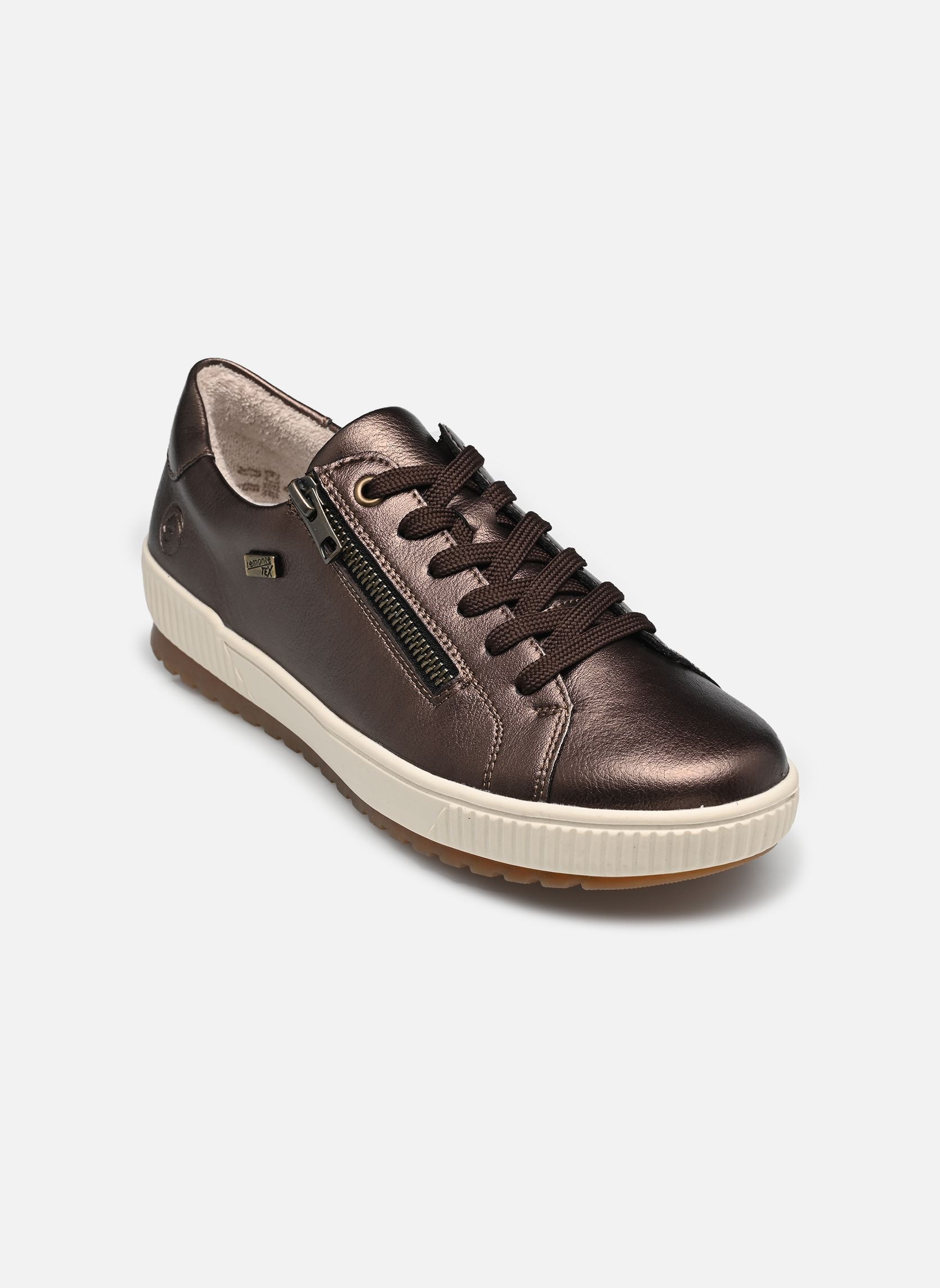Lage sneakers D0700 dames goud en brons Remonte Lage sneakers D0700 dames goud en brons ANTIQUE
