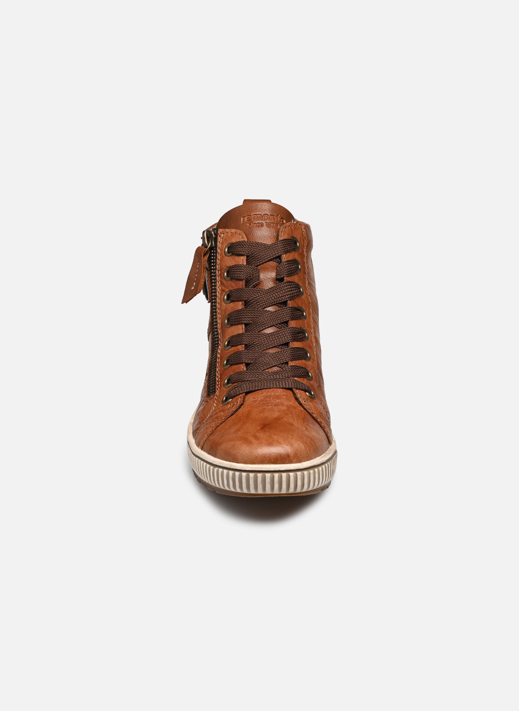 Hoge sneakers D0777 dames bruin Remonte Hoge sneakers D0777 dames bruin CUOIO/CUOIO