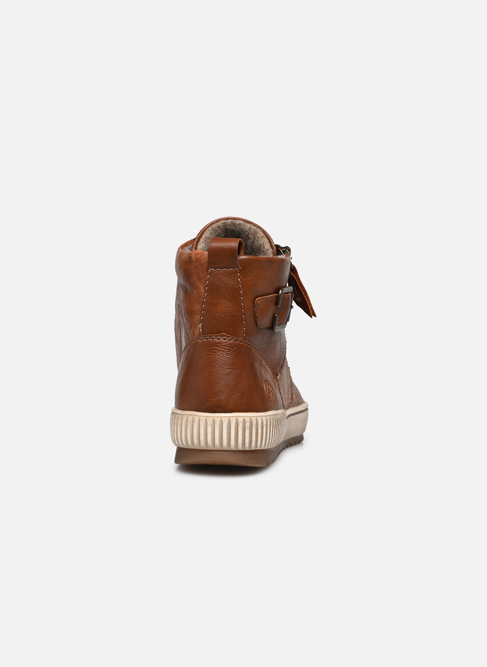 Hoge sneakers D0777 dames bruin Remonte Hoge sneakers D0777 dames bruin CUOIO/CUOIO