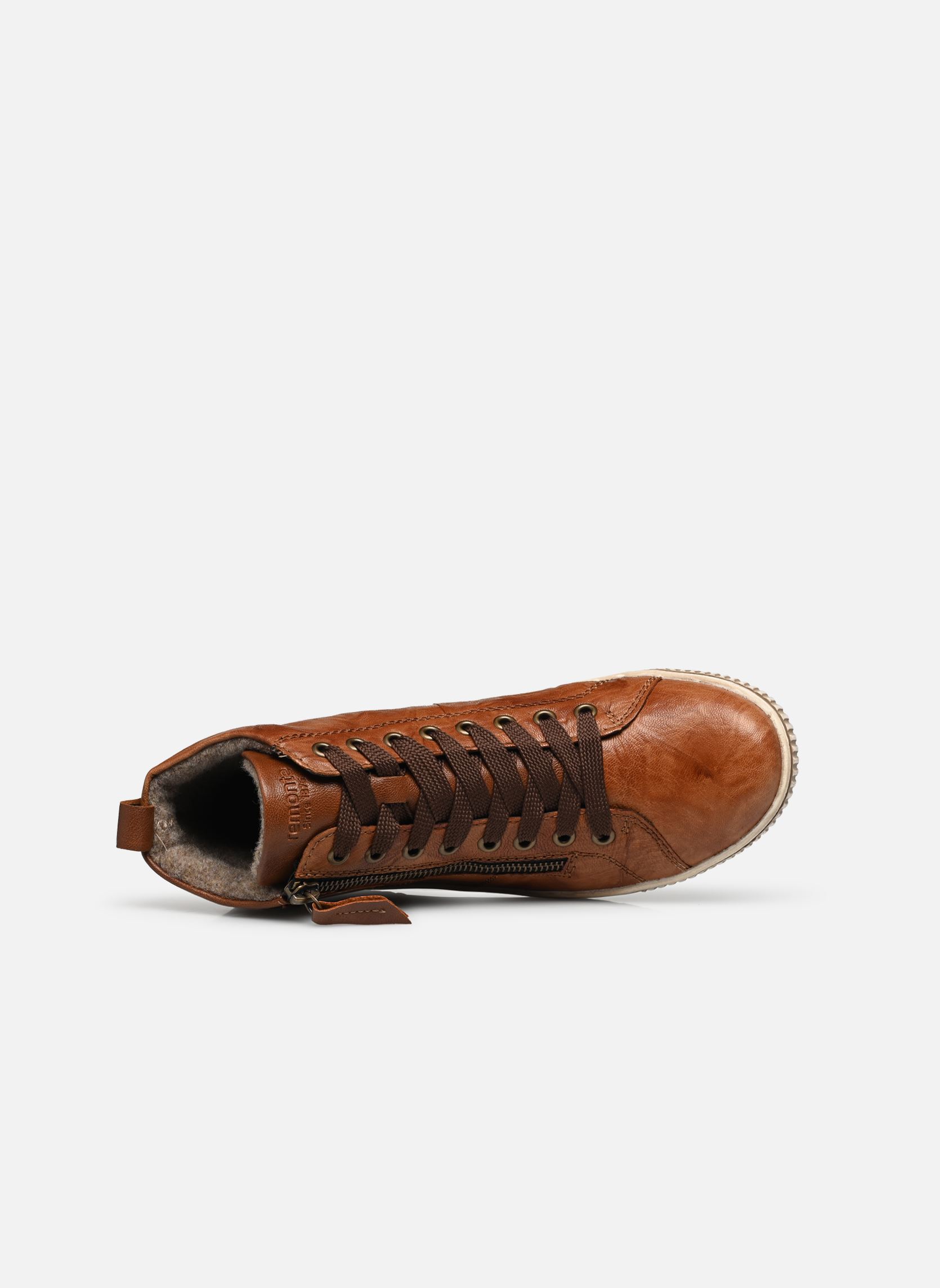 Hoge sneakers D0777 dames bruin Remonte Hoge sneakers D0777 dames bruin CUOIO/CUOIO