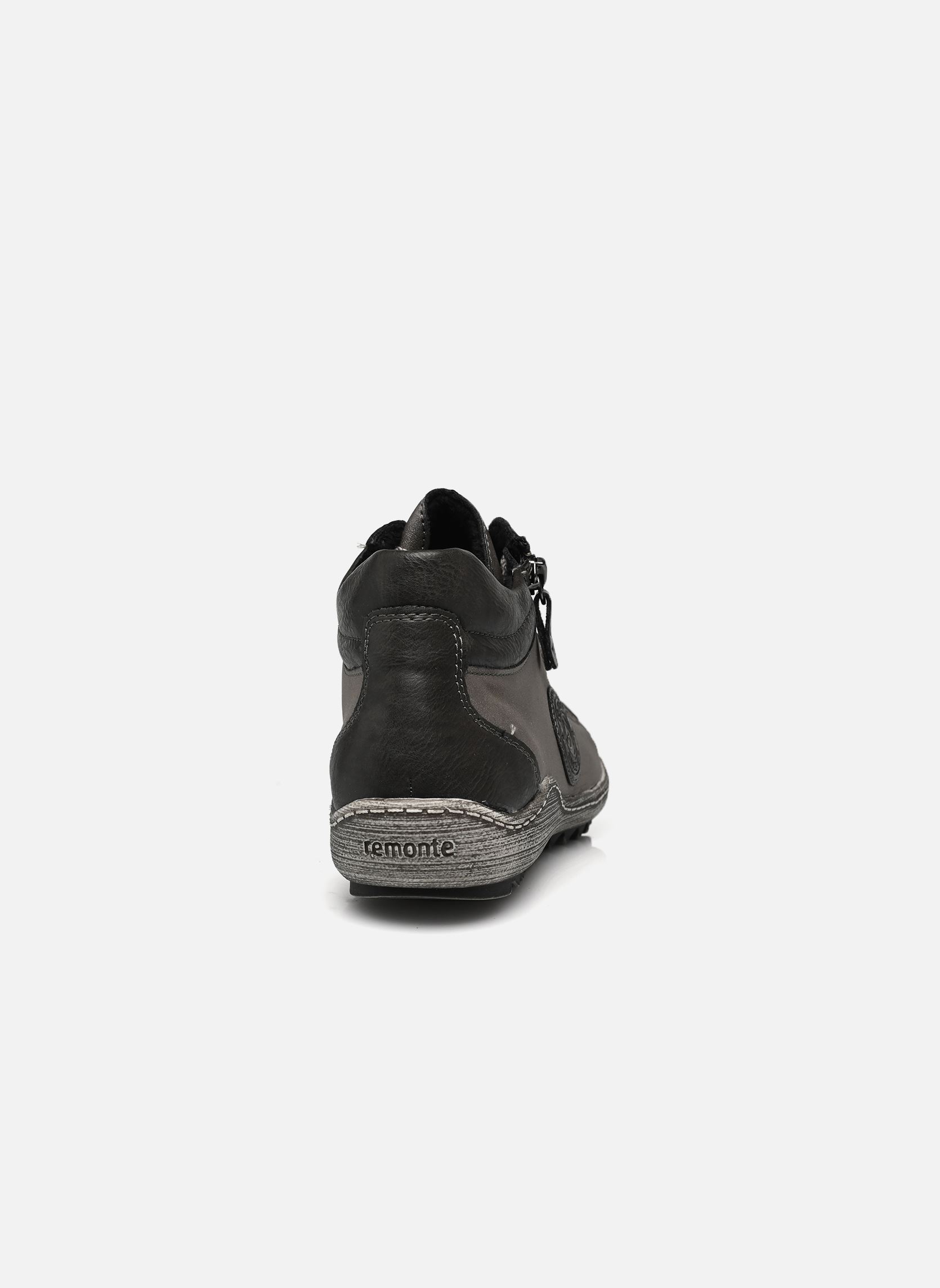 Hoge sneakers R1477 dames grijs Remonte Hoge sneakers R1477 dames grijs FUMO/MINERAL
