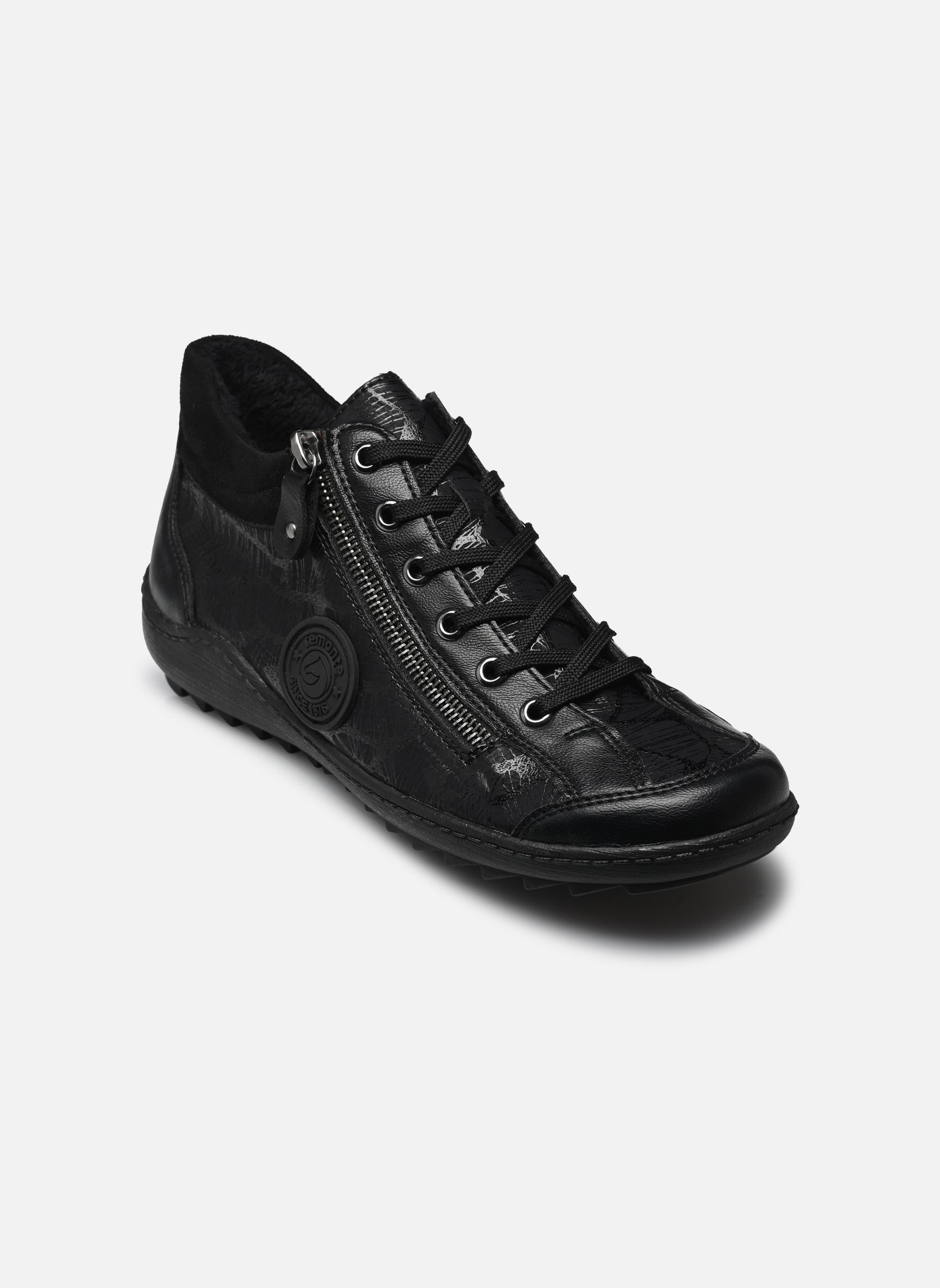 Sneakers alte R1477 donna nero Remonte Sneakers alte R1477 donna nero SCHWARZ/SCHWARZ/SCHWARZ-SHINY/