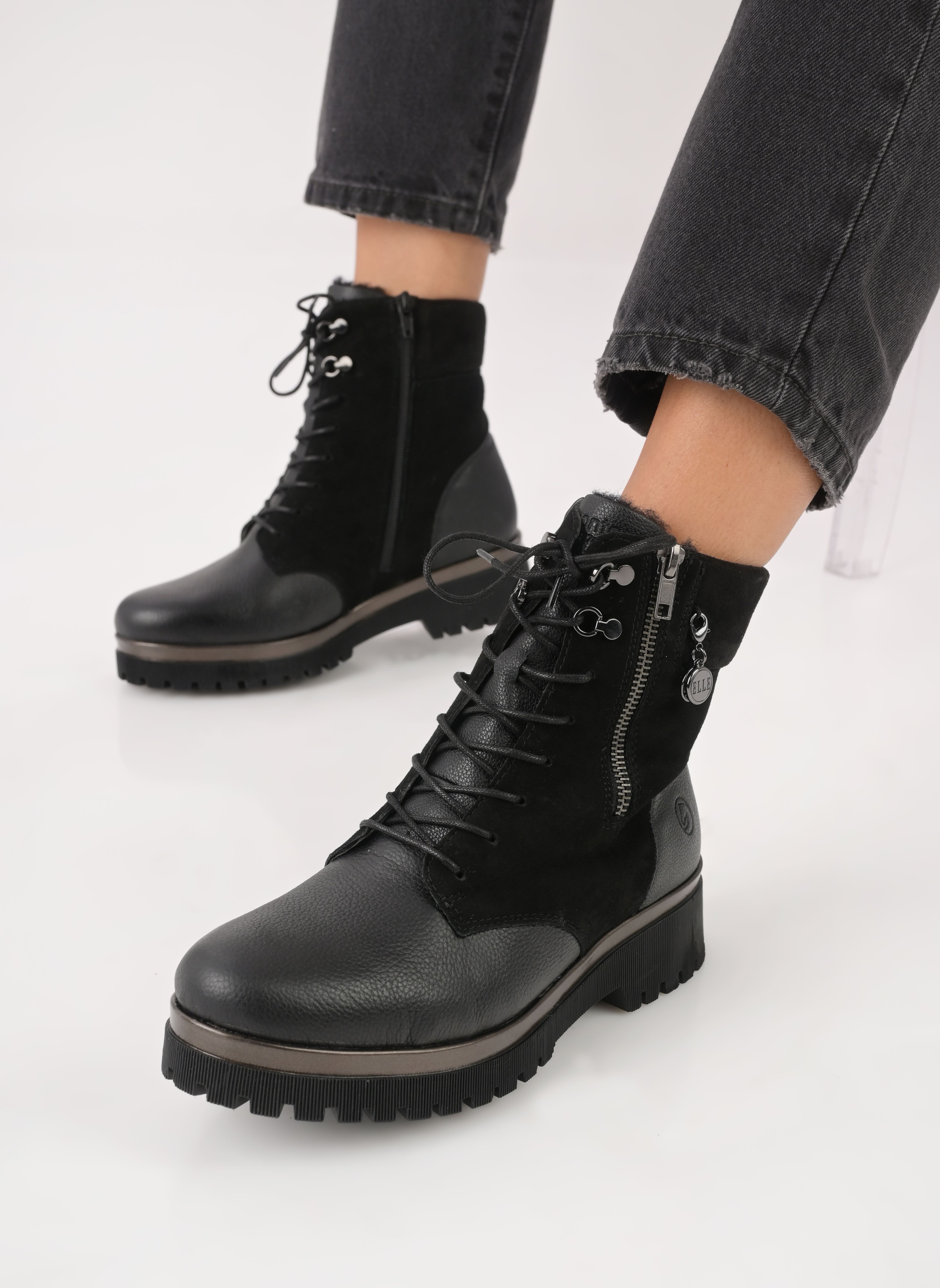 Stivaletti con lacci D1B73 donna nero Remonte Stivaletti con lacci D1B73 donna nero SCHWARZ/SCHWARZ/SCHWARZ