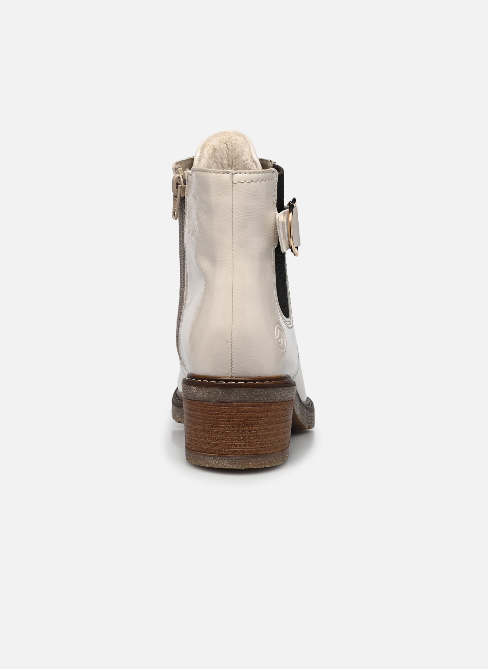 Veterlaarsjes D1A72 dames wit Remonte Veterlaarsjes D1A72 dames wit OFFWHITE/BRAUN-SCHWARZ