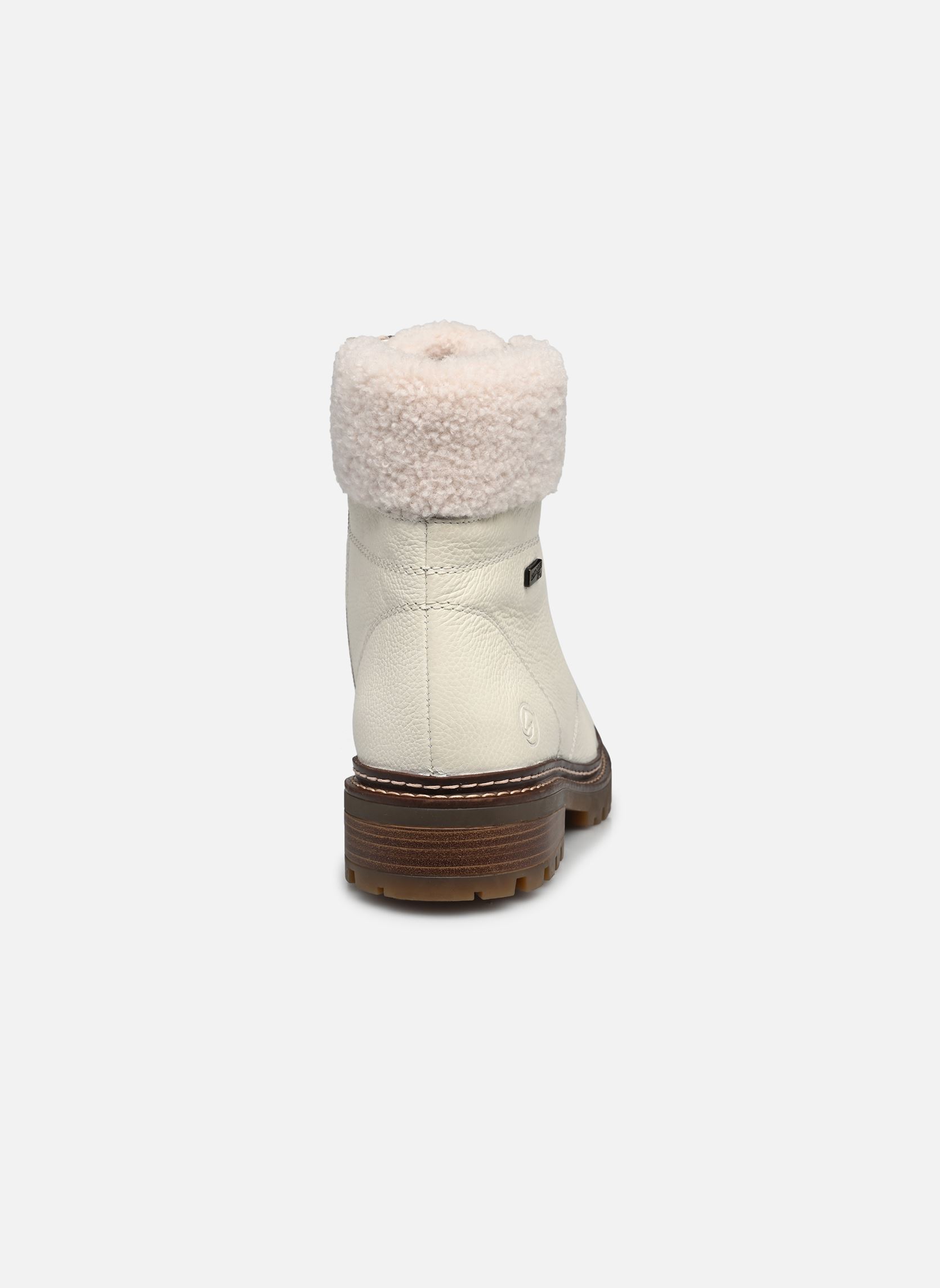 Veterlaarsjes D0B74 dames wit Remonte Veterlaarsjes D0B74 dames wit dirtywhite/offwhite/dirtywhite