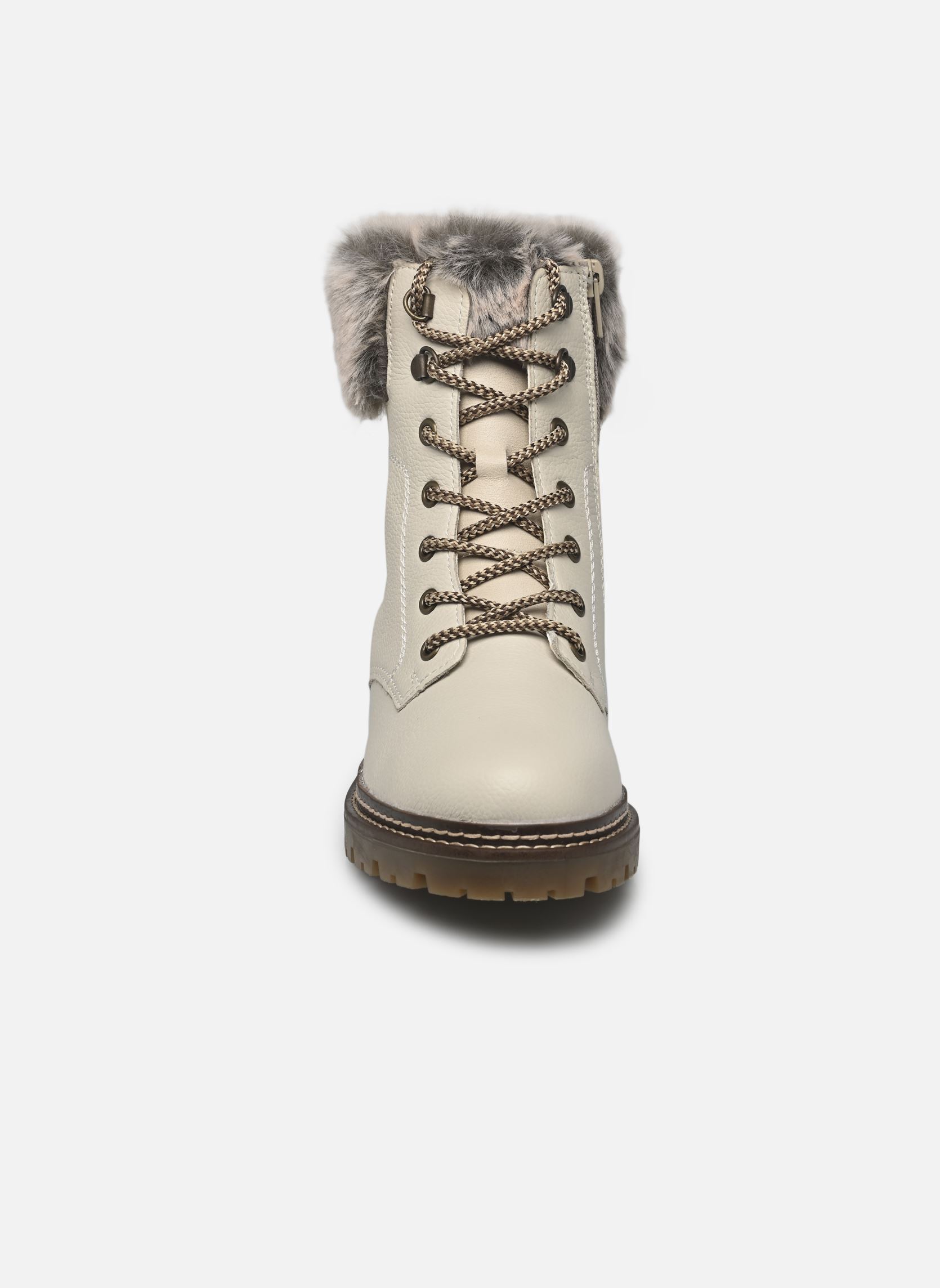 Bottines à lacets D0B74 femme blanc Remonte Bottines à lacets D0B74 femme blanc KREIDE/MURMEL/KREIDE
