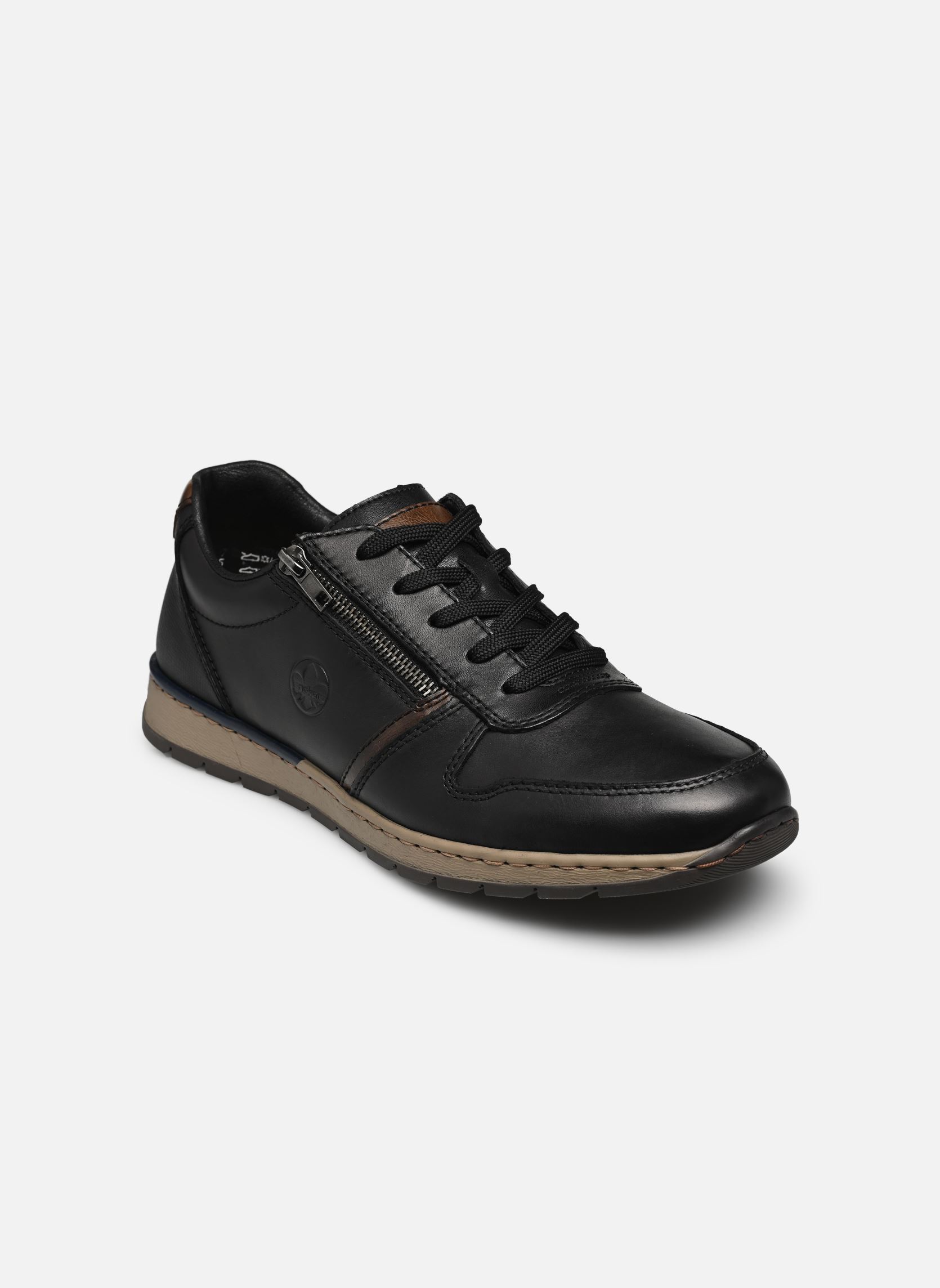 Lage sneakers B2112 heren zwart Rieker Lage sneakers B2112 heren zwart NERO/KASTANIE/SCHWARZ
