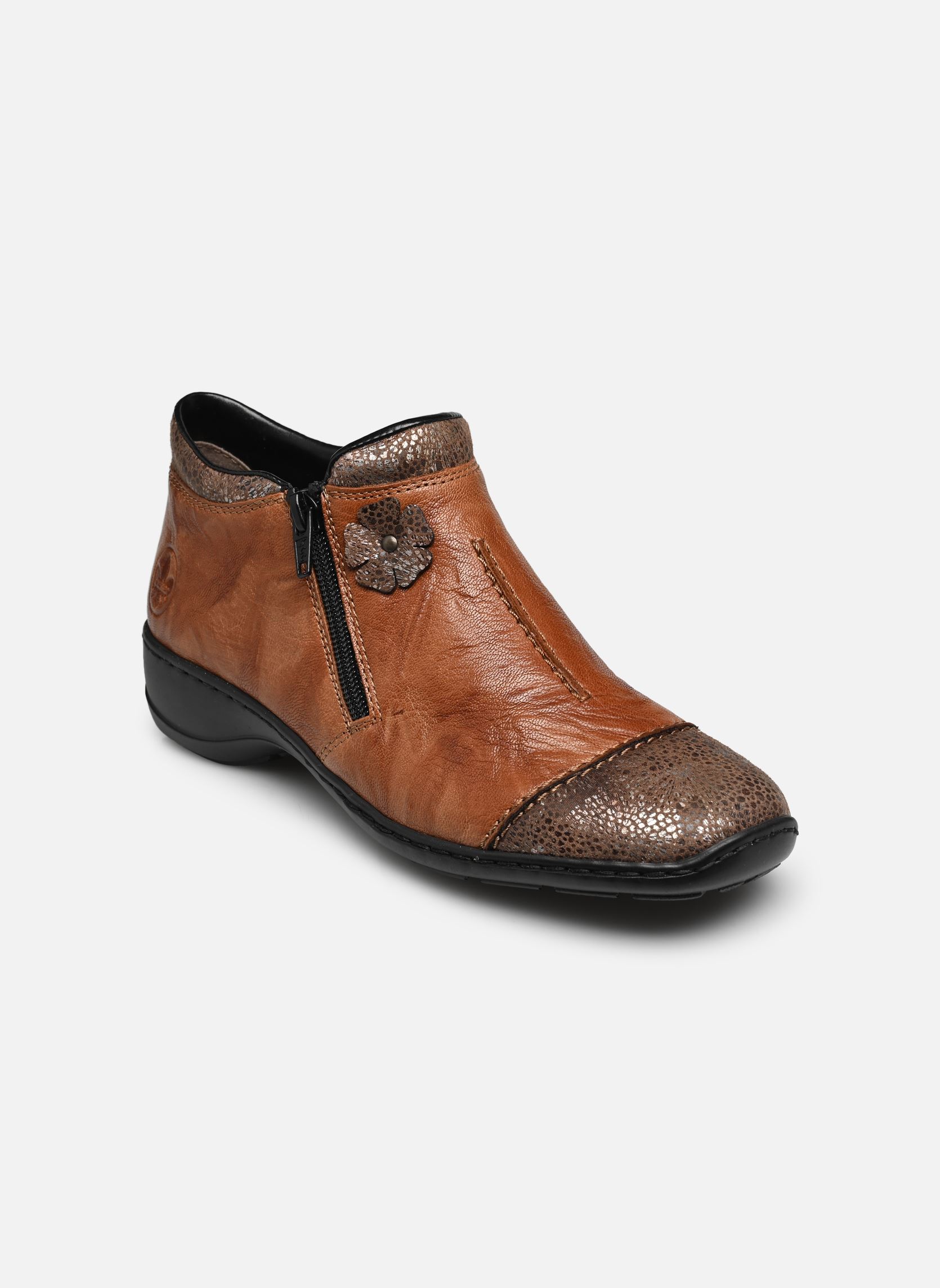 Niedrige Ankle Boots 58388 damen braun Rieker Niedrige Ankle Boots 58388 damen braun braun/cuoio
