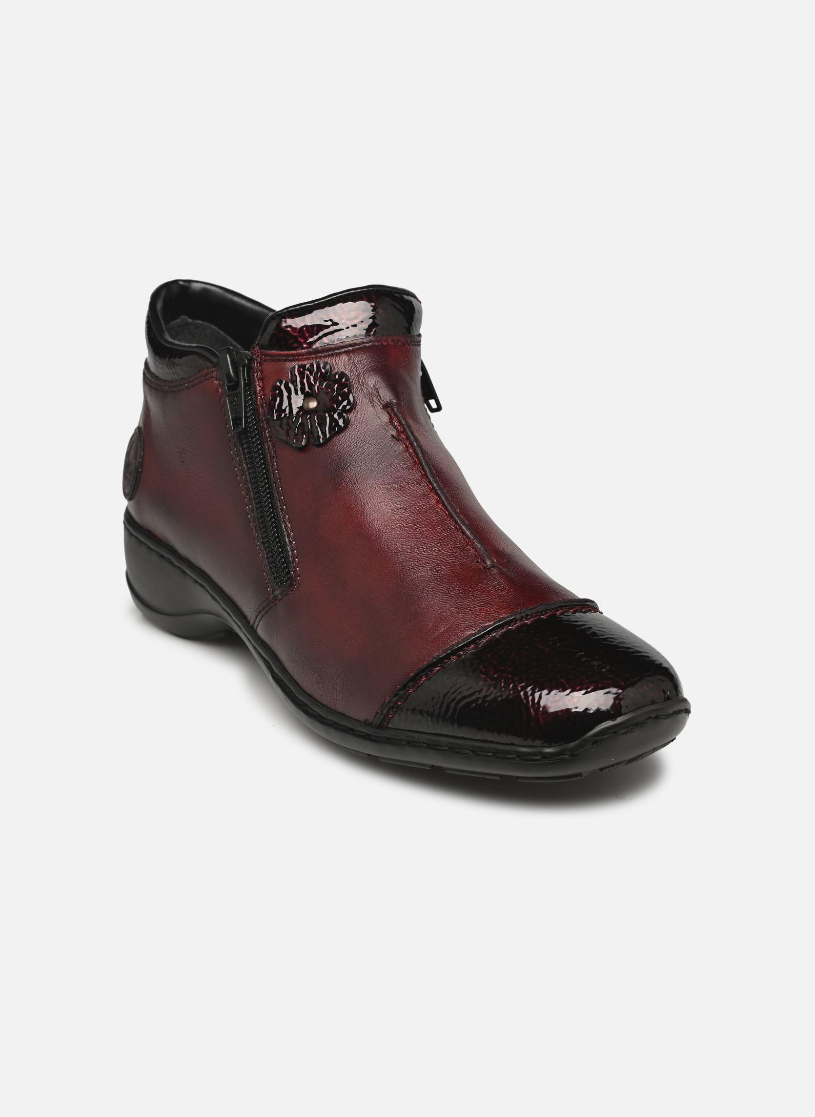 Niedrige Ankle Boots 58388 damen braun Rieker Niedrige Ankle Boots 58388 damen braun bordeaux/weinrot