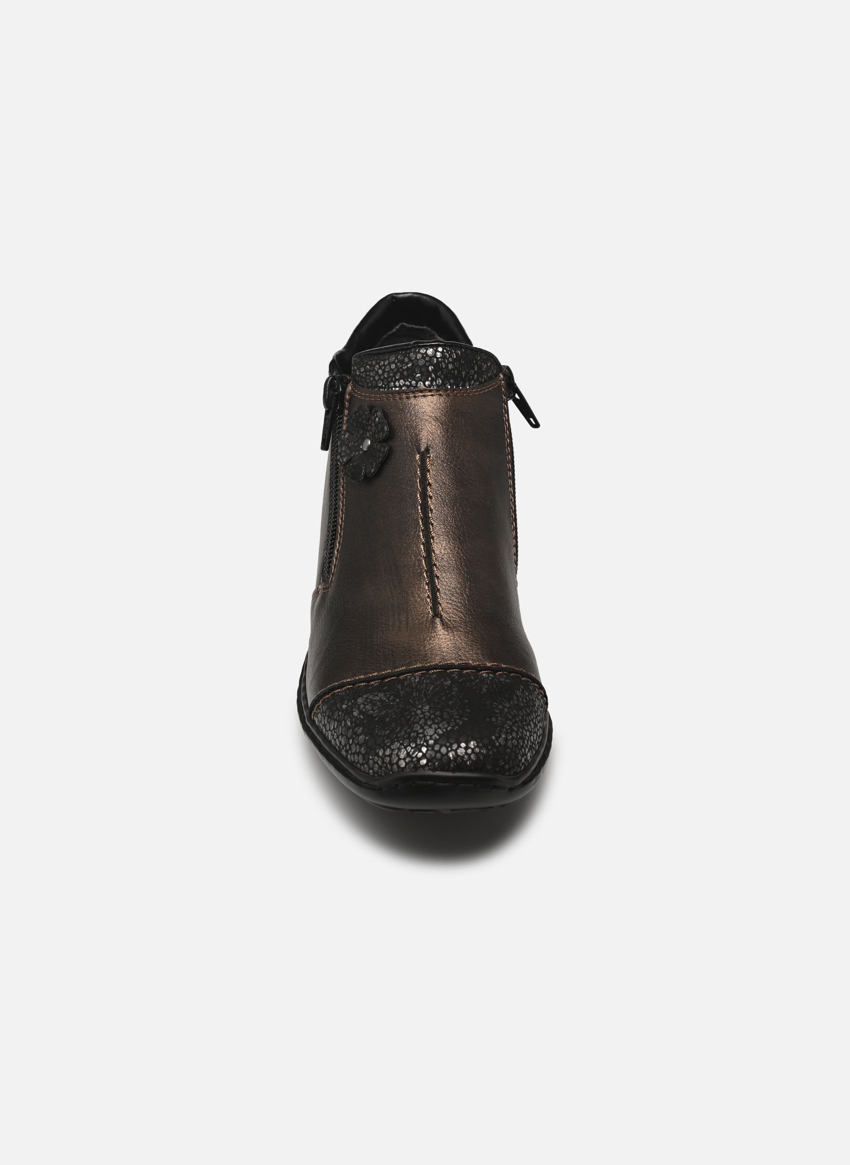 Bottines basses 58388 femme gris Rieker Bottines basses 58388 femme gris SCHWARZ/ANTIK