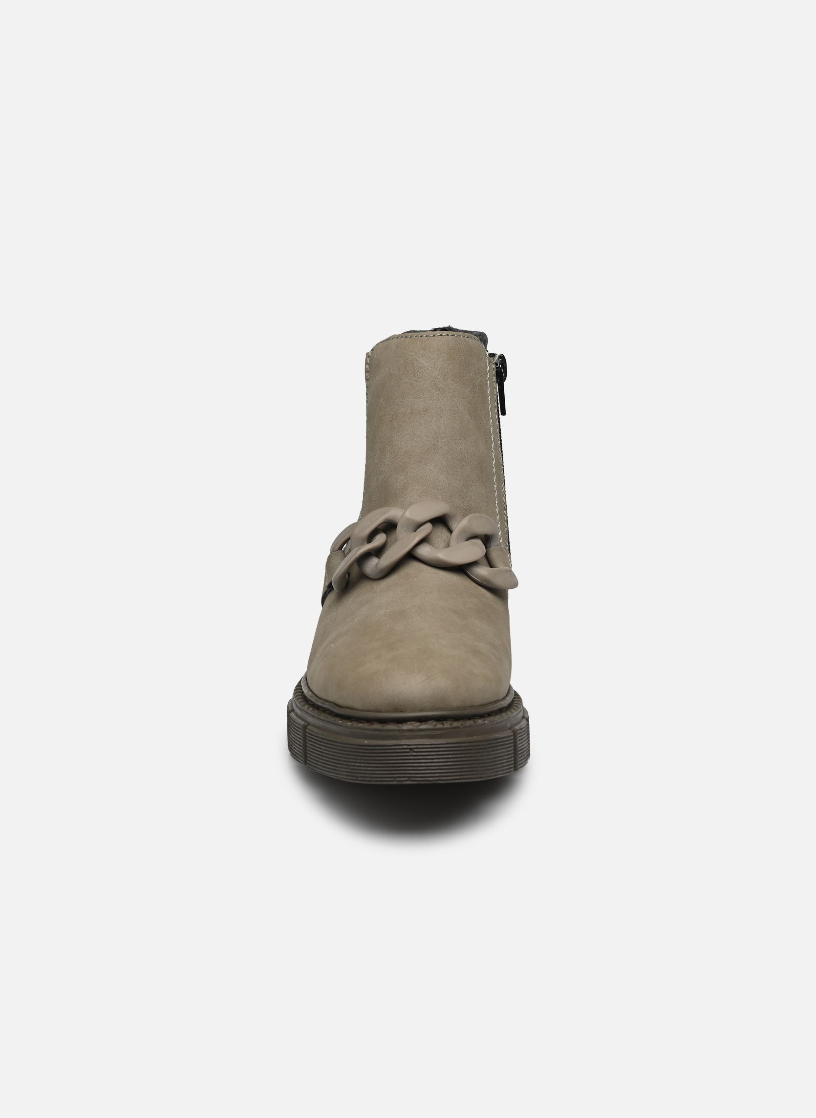Bottines et boots M3873 femme vert Rieker Bottines et boots M3873 femme vert REED/REED