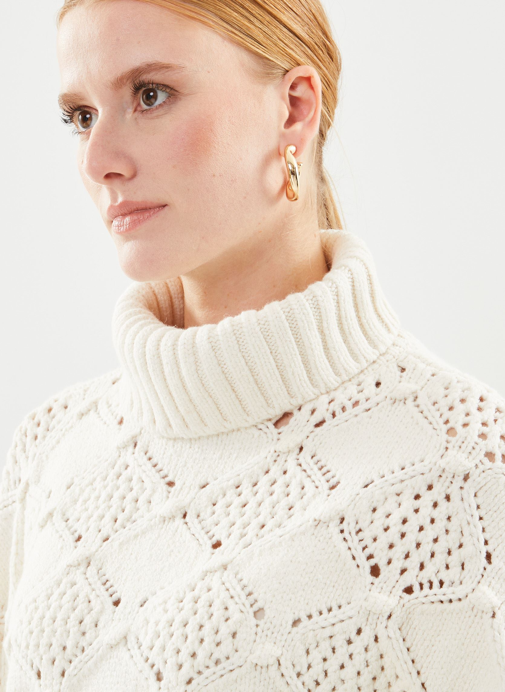 Pullover Vielino Highneck L/S Knit Top damen beige Vila Pullover Vielino Highneck L/S Knit Top damen beige Birch