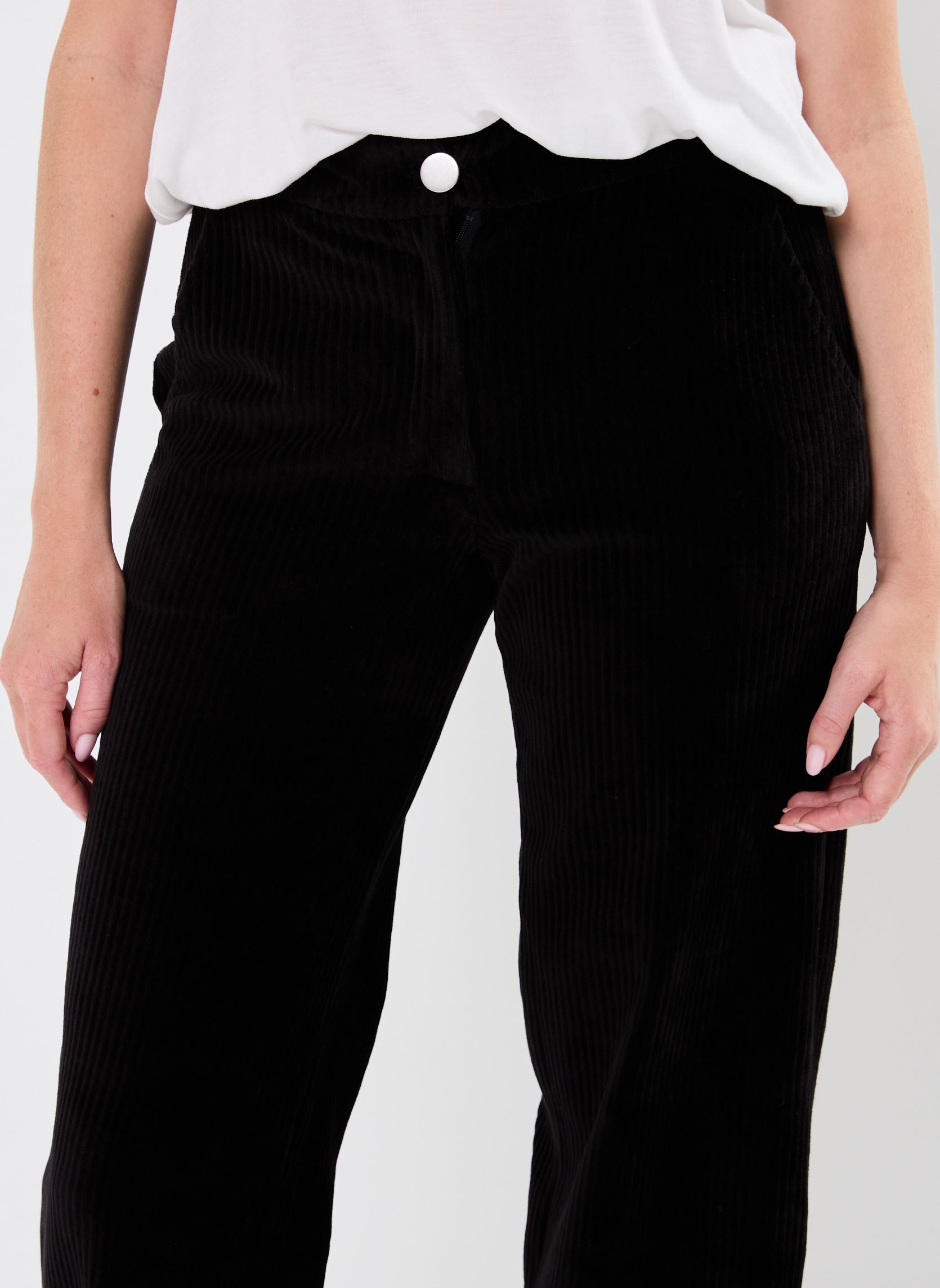 Wijde broeken Vikita Rw Wide Pant/1S dames zwart Vila Wijde broeken Vikita Rw Wide Pant/1S dames zwart Black Beauty
