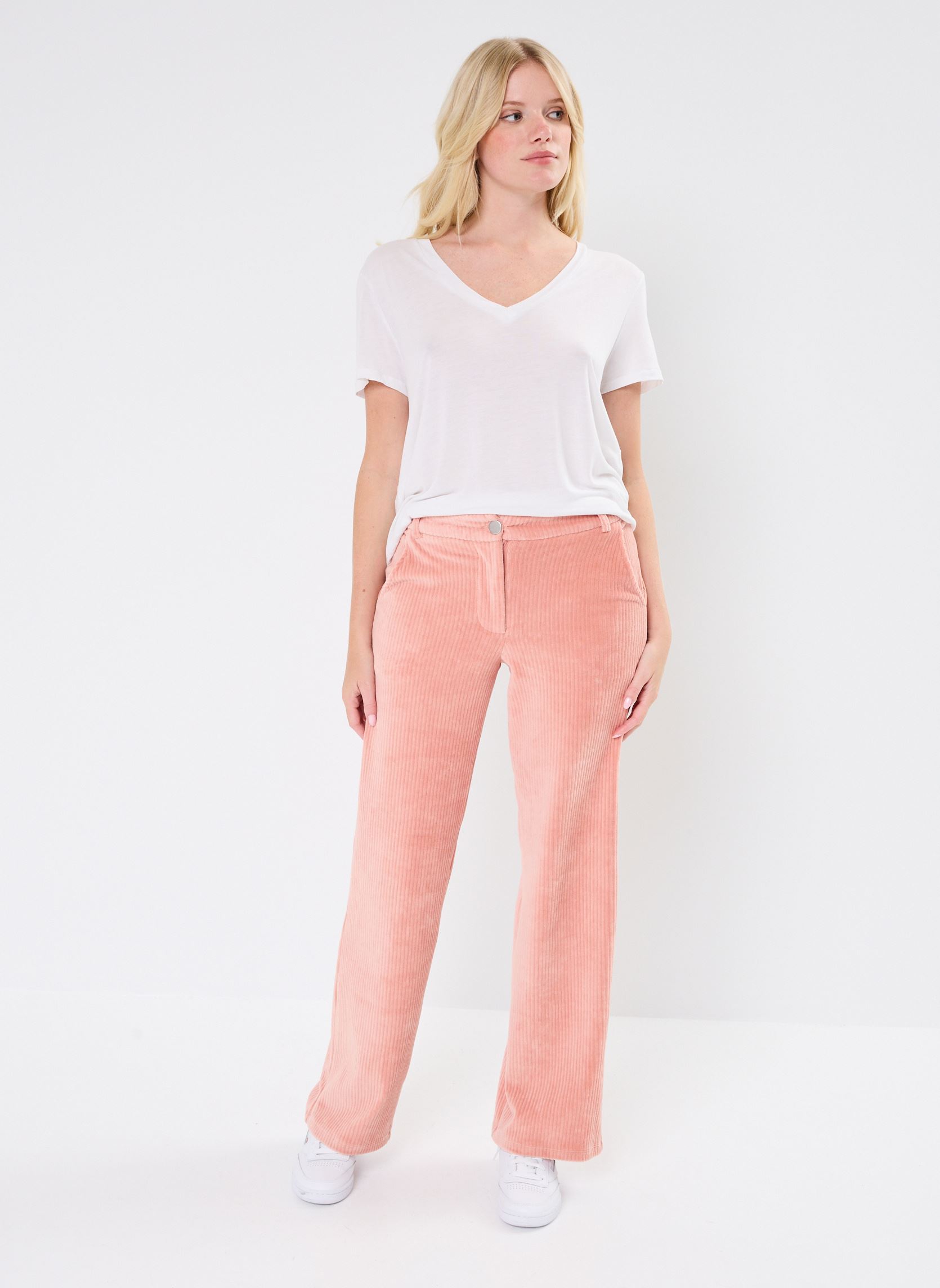 Weite Hosen Vikita Rw Wide Pant/1S damen rosa Vila Weite Hosen Vikita Rw Wide Pant/1S damen rosa Rose Dawn