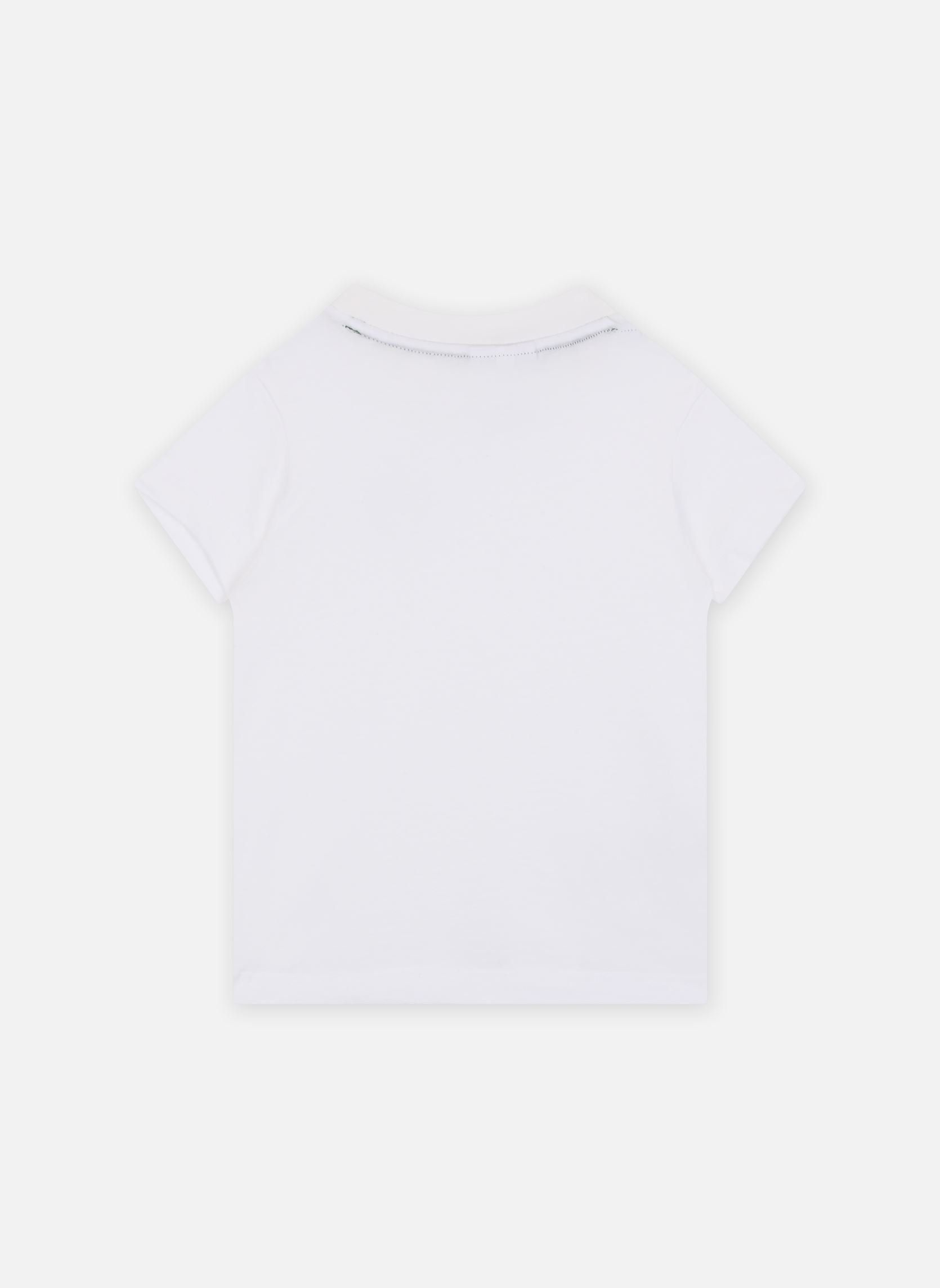 Tee-shirts manches courtes T-shirt enfant Lacoste TJ1122 blanc Lacoste Tee-shirts manches courtes T-shirt enfant Lacoste TJ1122 blanc BLANC
