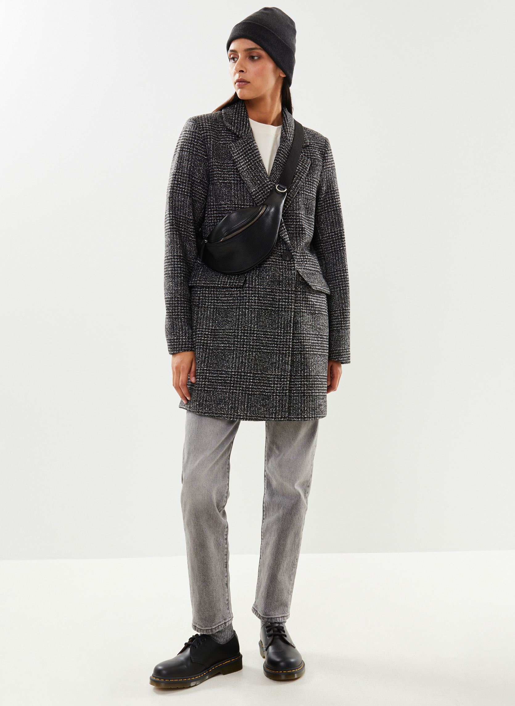Mäntel Viley Wool Blazer Jacket/Su - Noos damen schwarz Vila Mäntel Viley Wool Blazer Jacket/Su - Noos damen schwarz Black