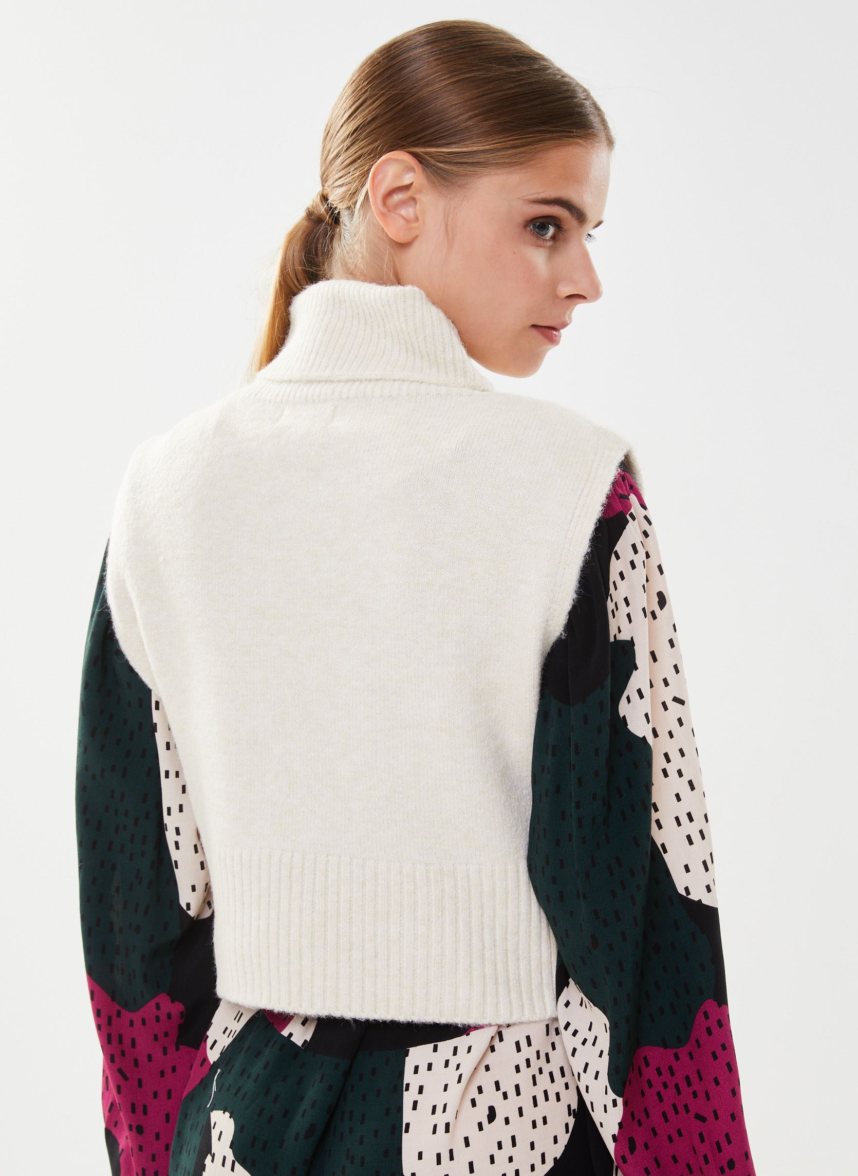 Pullover Vilyla Collar/Ef damen beige Vila Pullover Vilyla Collar/Ef damen beige Birch