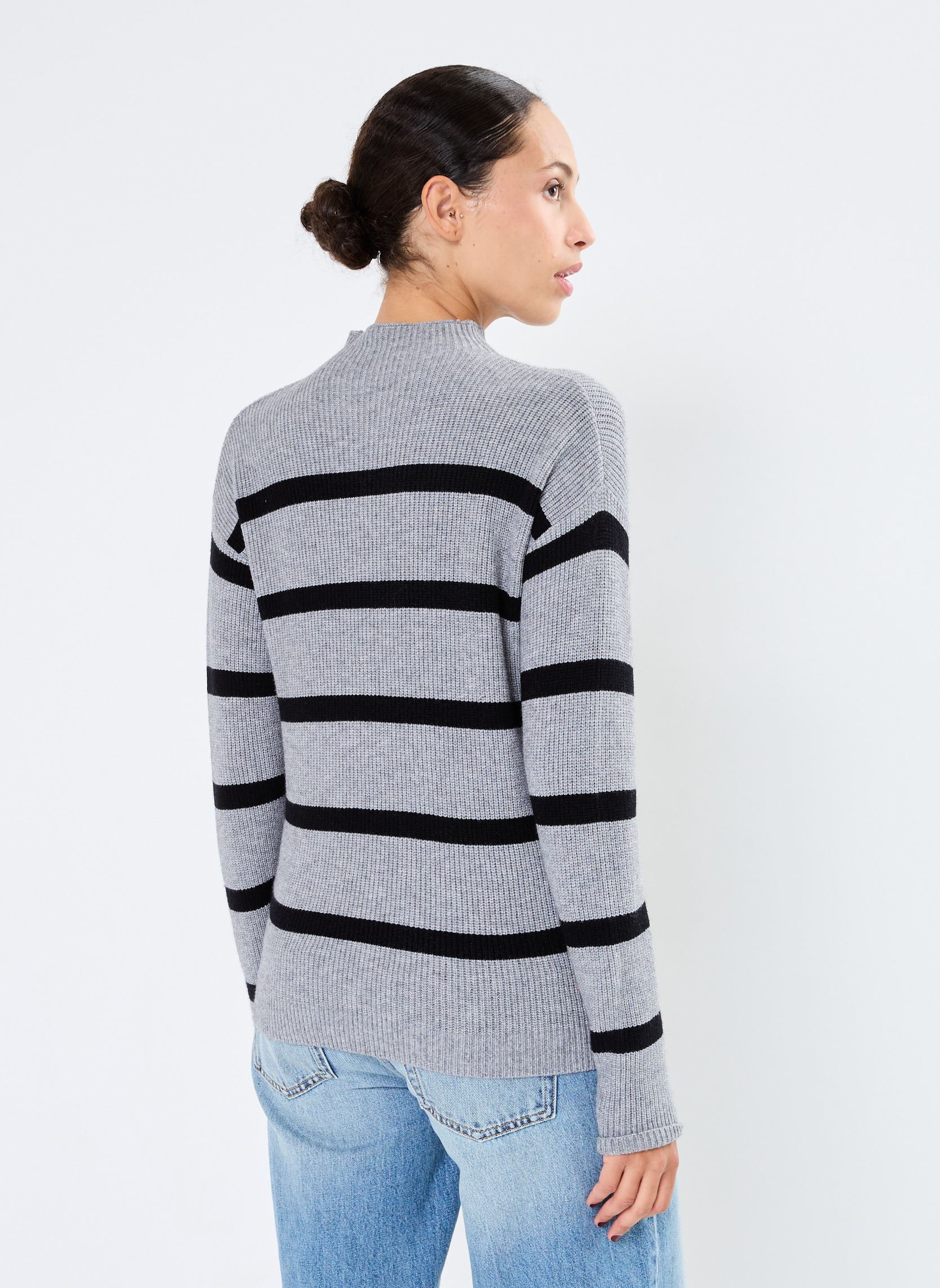 Pulls Viril Mockneck L/S Knit Rib Top 2- Noos femme gris Vila Pulls Viril Mockneck L/S Knit Rib Top 2- Noos femme gris MEDIUM GREY MELANGE