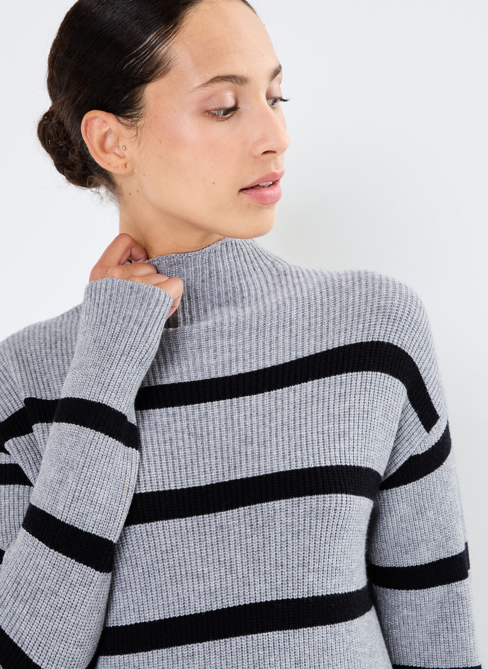 Pulls Viril Mockneck L/S Knit Rib Top 2- Noos femme gris Vila Pulls Viril Mockneck L/S Knit Rib Top 2- Noos femme gris MEDIUM GREY MELANGE