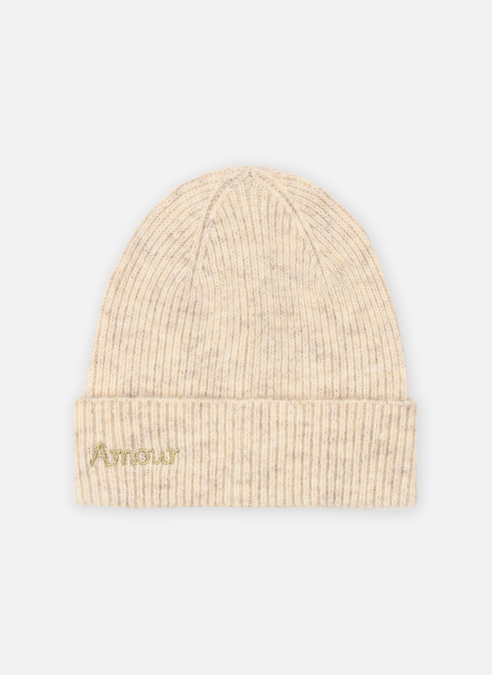 Mützen PCEDDIE WOOL HOOD AMOUR KAC FC damen weiß Pieces Mützen PCEDDIE WOOL HOOD AMOUR KAC FC damen weiß White pepper