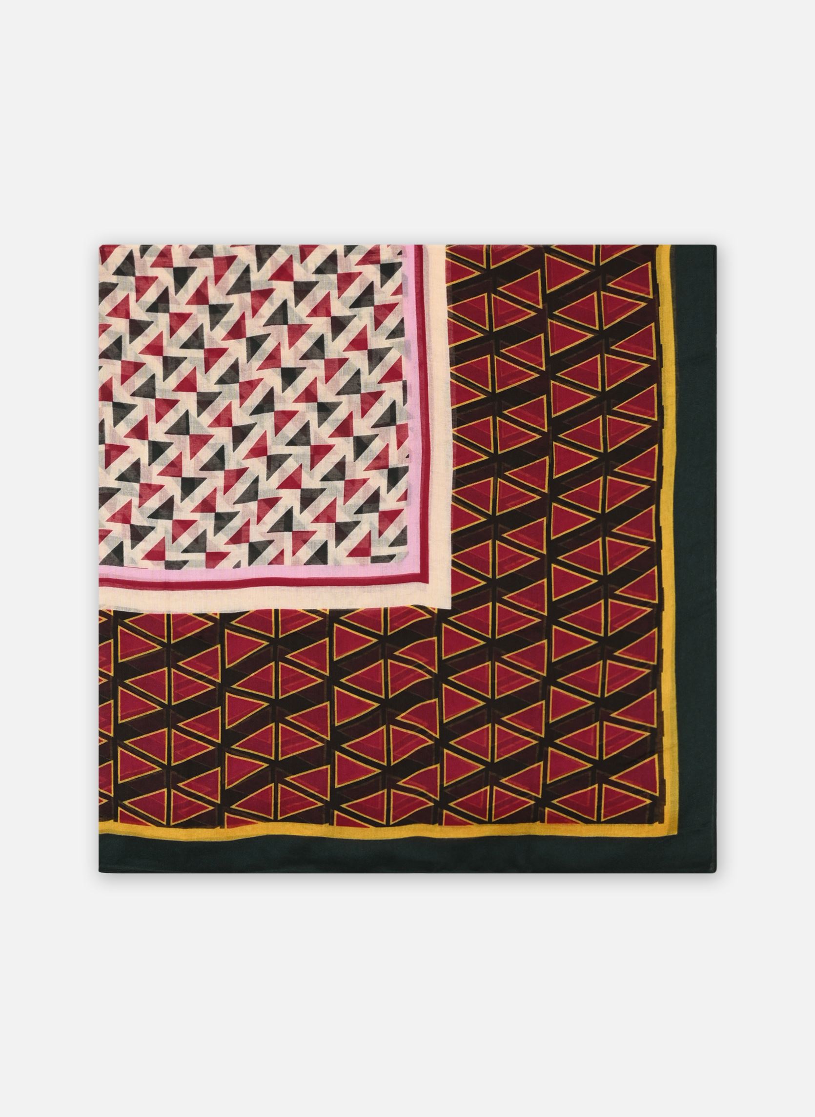 Sjaals PCTASSELO SQUARE SCARF KAC FC dames groen Pieces Sjaals PCTASSELO SQUARE SCARF KAC FC dames groen Ponderosa Pine