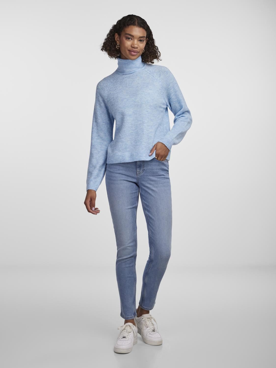 Jerseys PCJULIANA LS ROLLNECK KNIT NOOS BC mujer azul Pieces Jerseys PCJULIANA LS ROLLNECK KNIT NOOS BC mujer azul HYDRANGEA