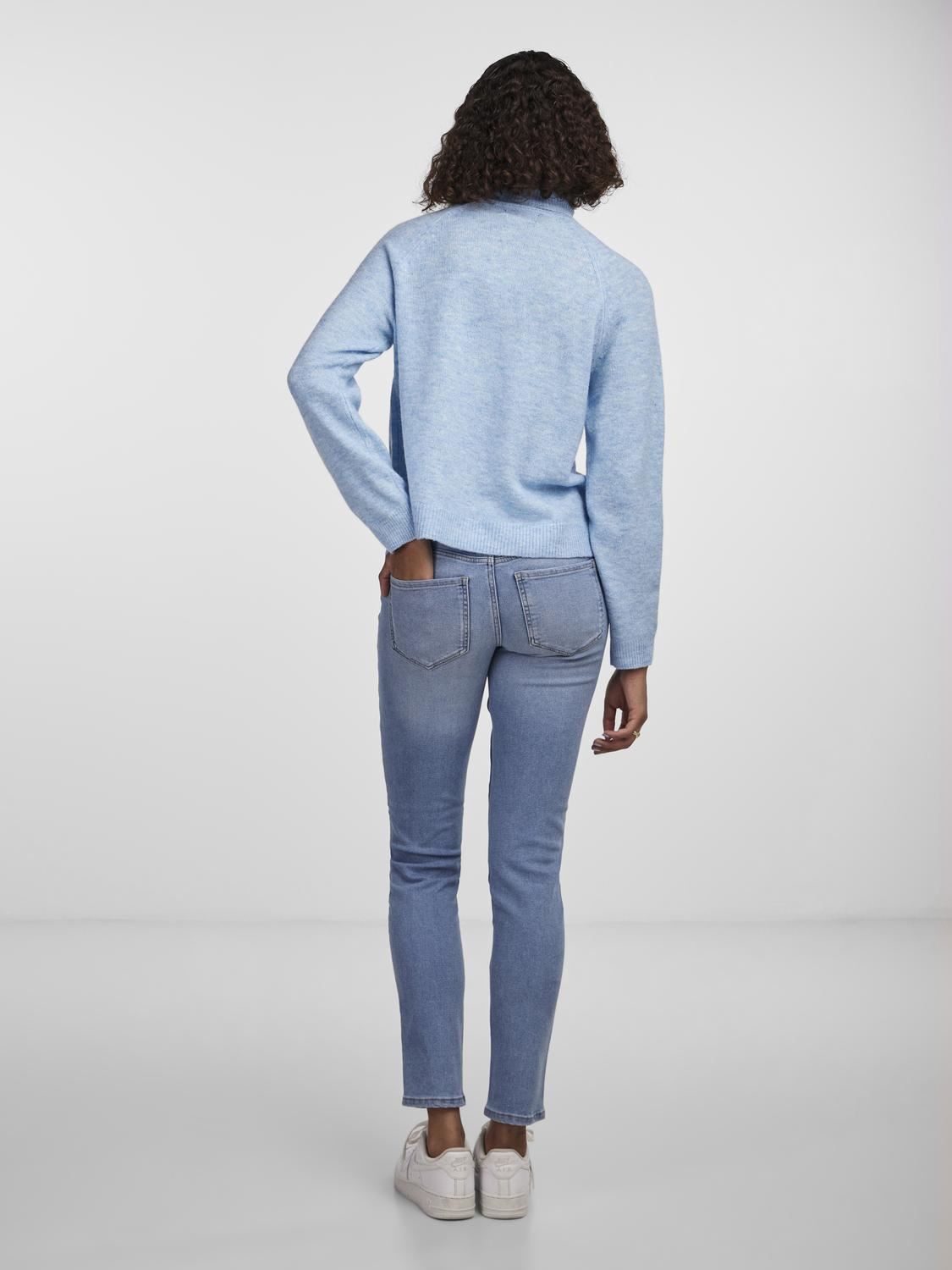 Jerseys PCJULIANA LS ROLLNECK KNIT NOOS BC mujer azul Pieces Jerseys PCJULIANA LS ROLLNECK KNIT NOOS BC mujer azul HYDRANGEA