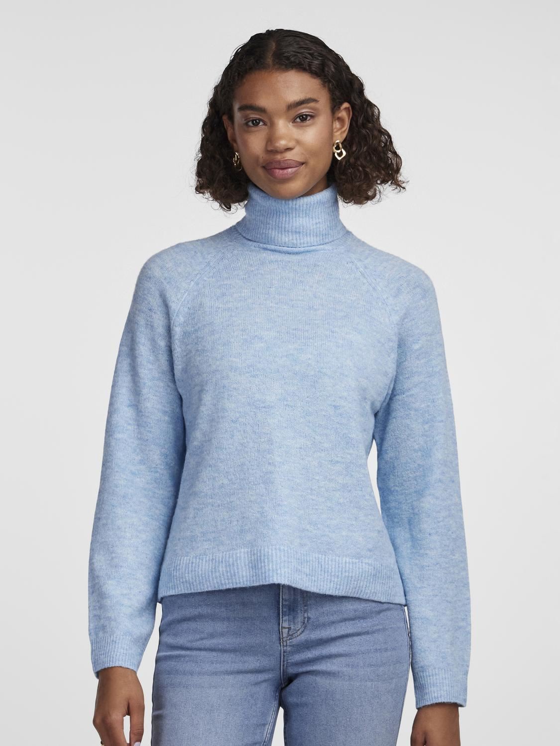 Jerseys PCJULIANA LS ROLLNECK KNIT NOOS BC mujer azul Pieces Jerseys PCJULIANA LS ROLLNECK KNIT NOOS BC mujer azul HYDRANGEA