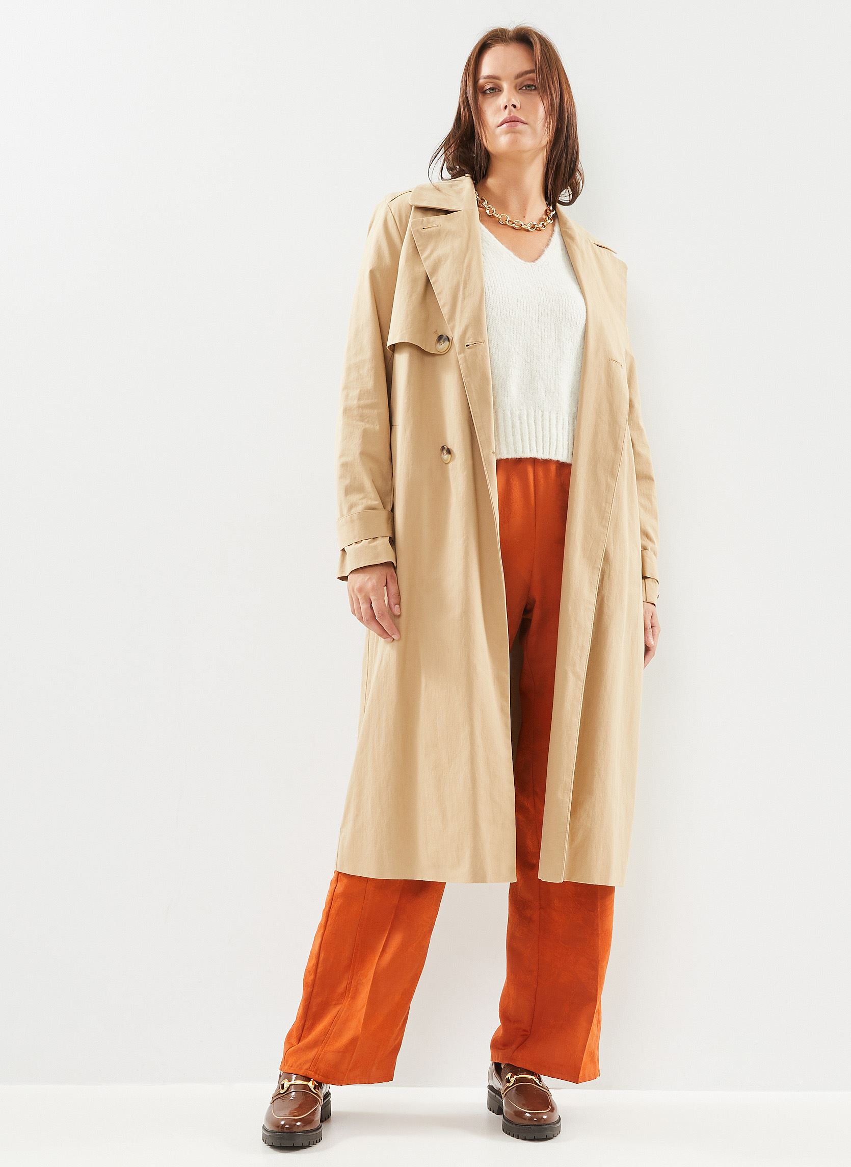 Pull-Over Femme PIECES Col V Tricot Doux - Pull Élégant Et Confortable Noos BC